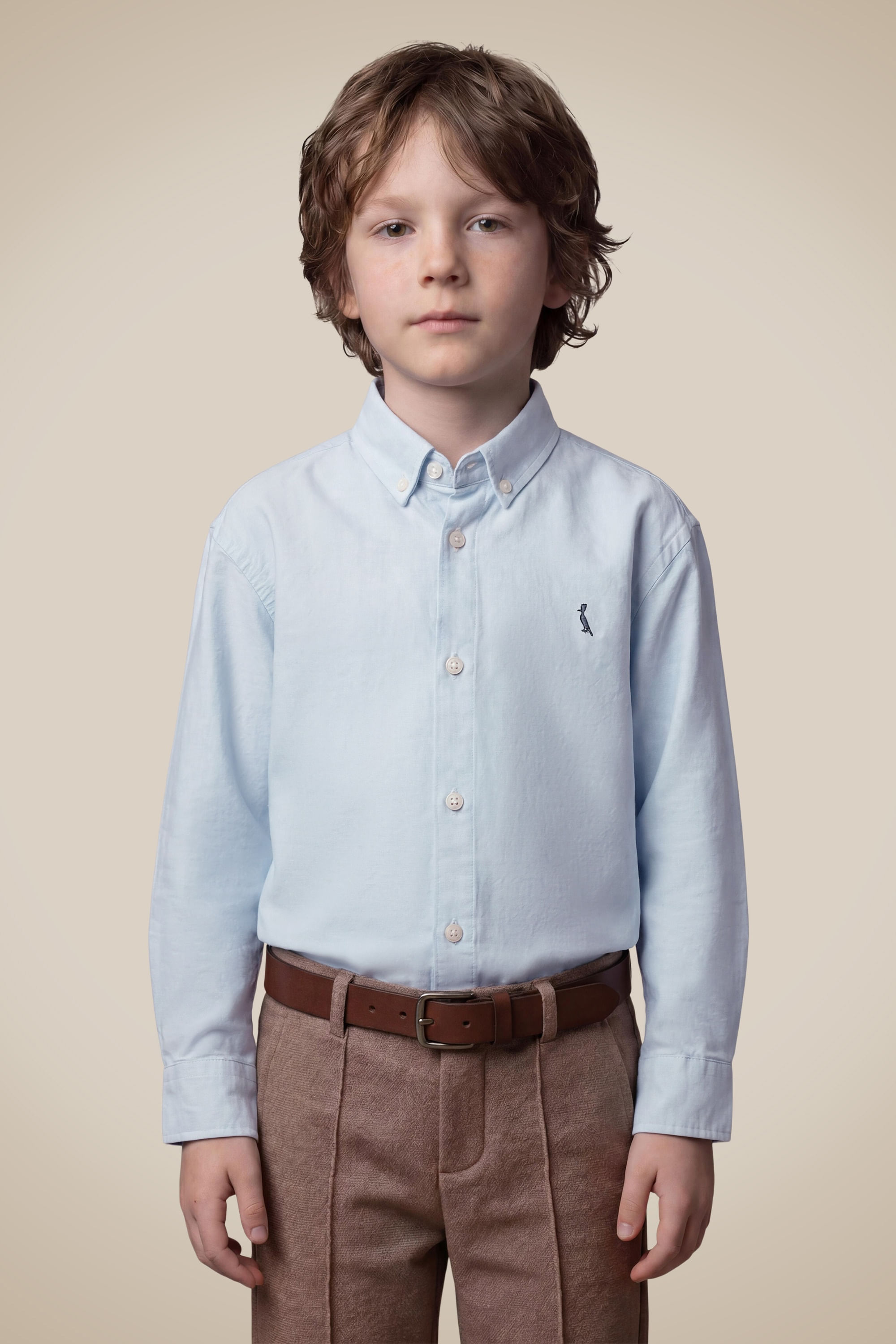 Camisa Reserva Mini Oxford - Azul - 18