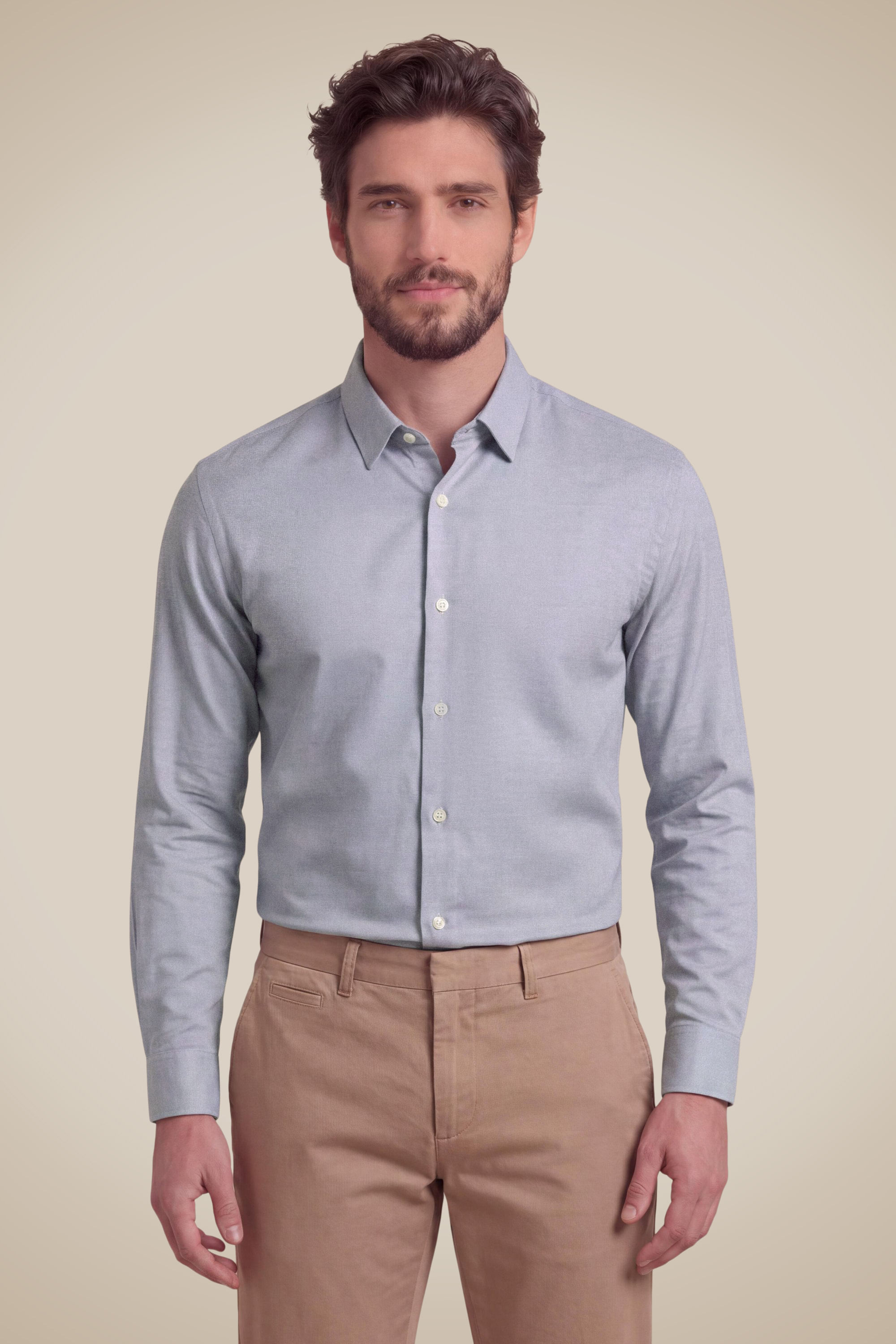 Camisa Ml Oxford Enxuto Comforto