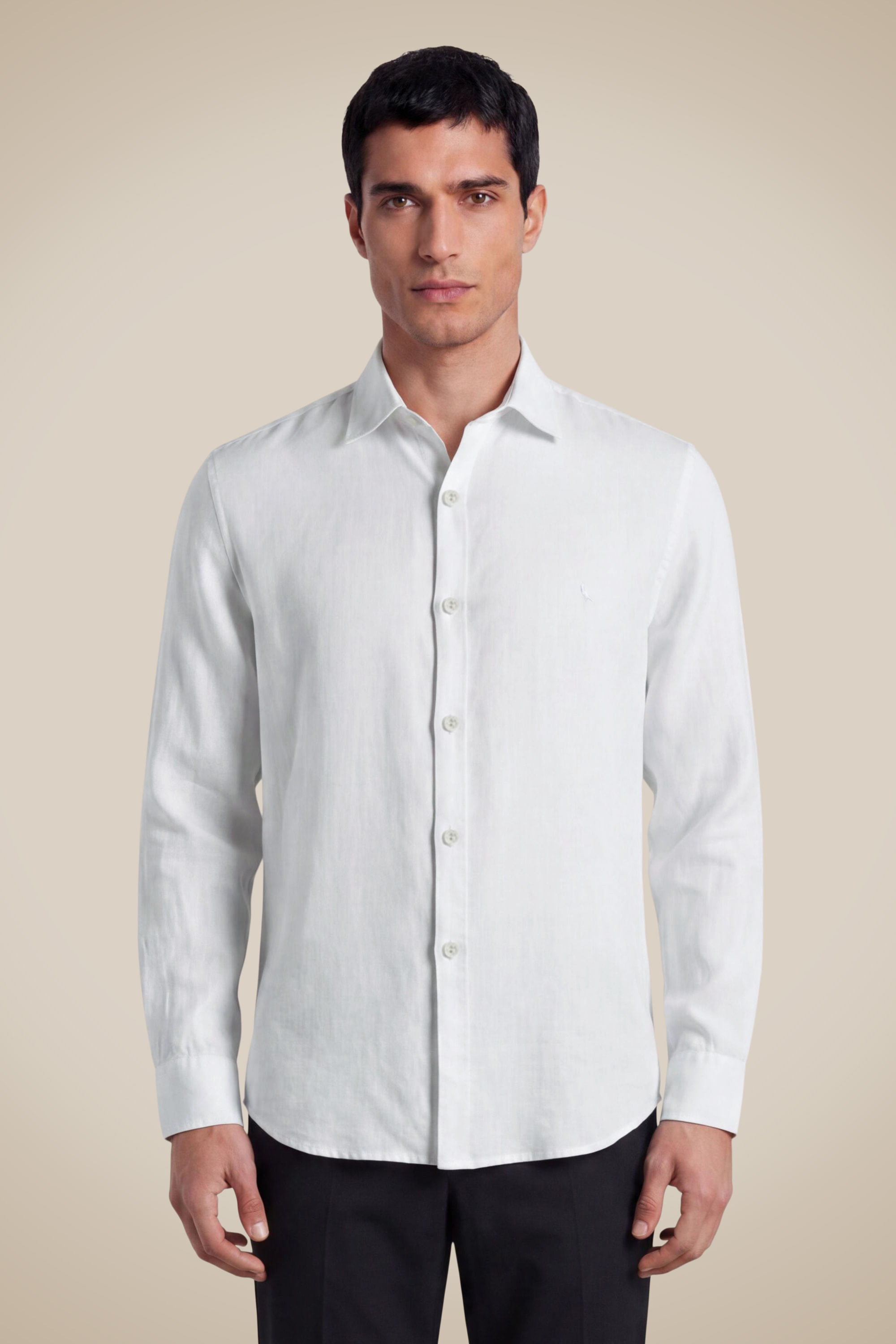 Camisa Ml Linho Basico