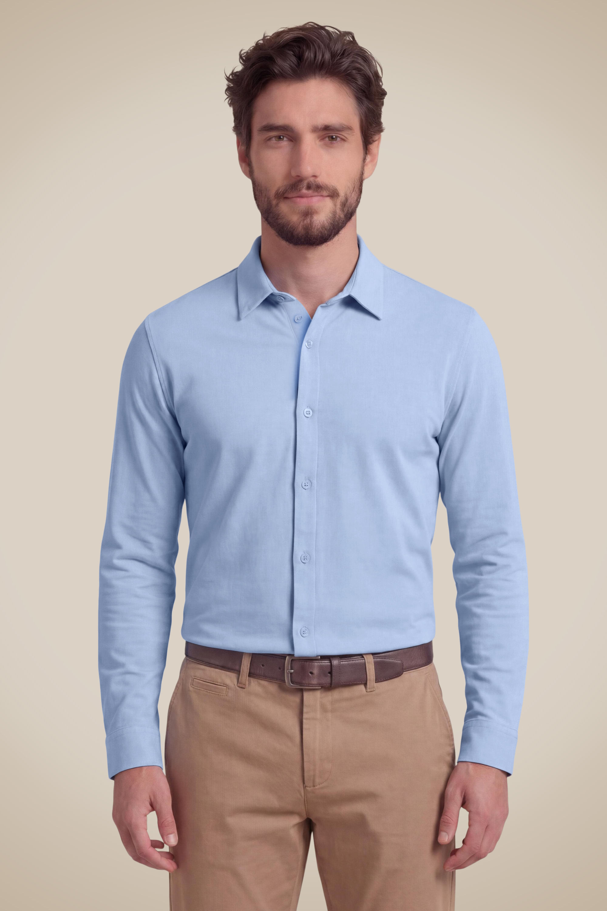 Camisa Ml Oxford Jersey
