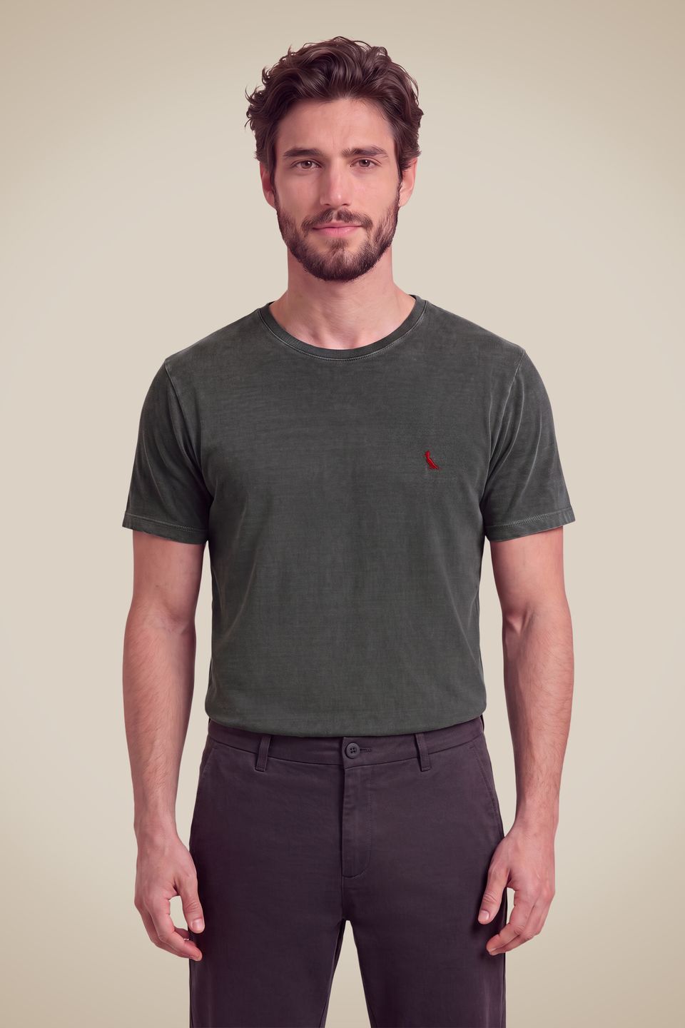 Camiseta Básica Brasa Pica-Pau Bordado
