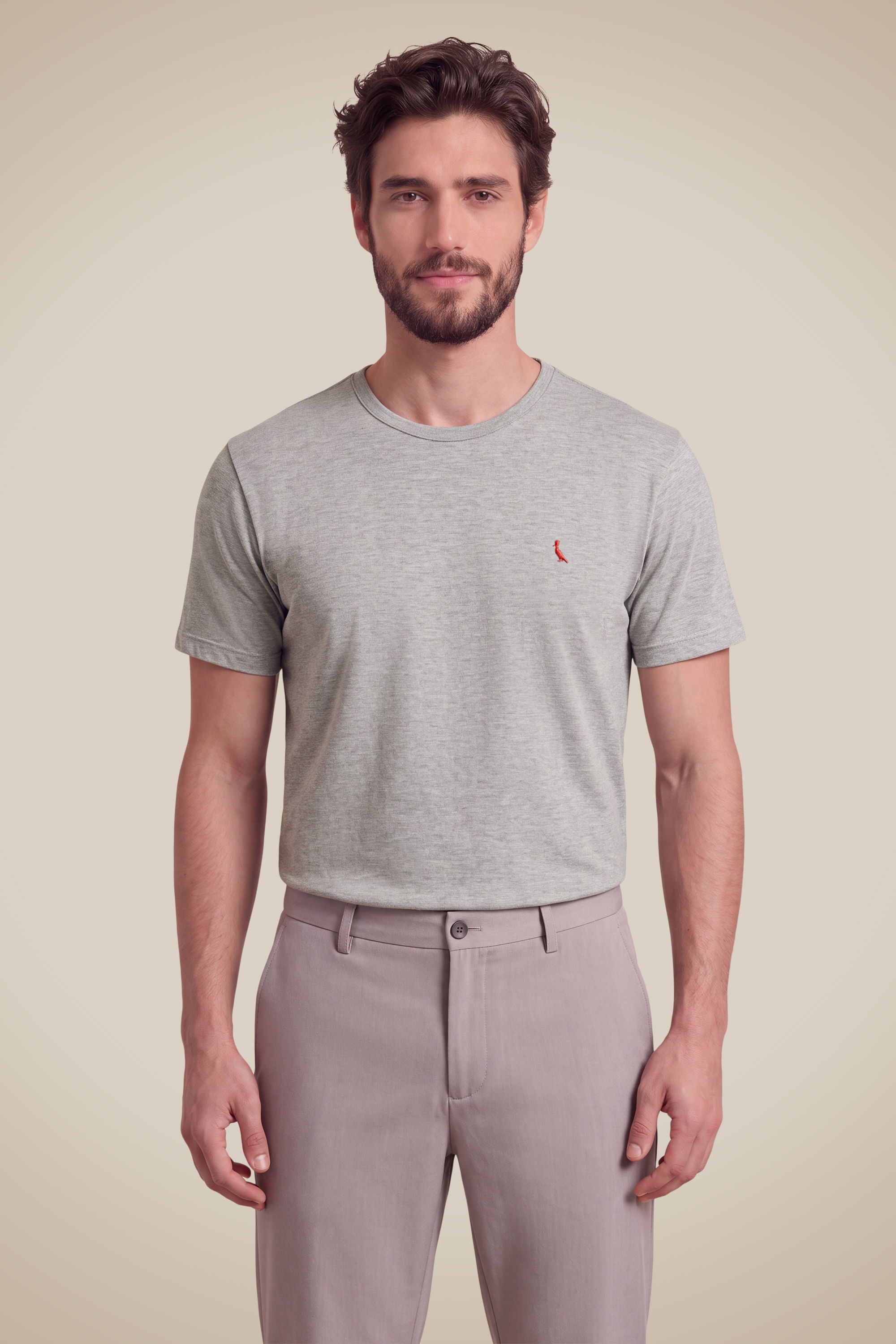 Camiseta Básica Brasa Pica-pau Bordado