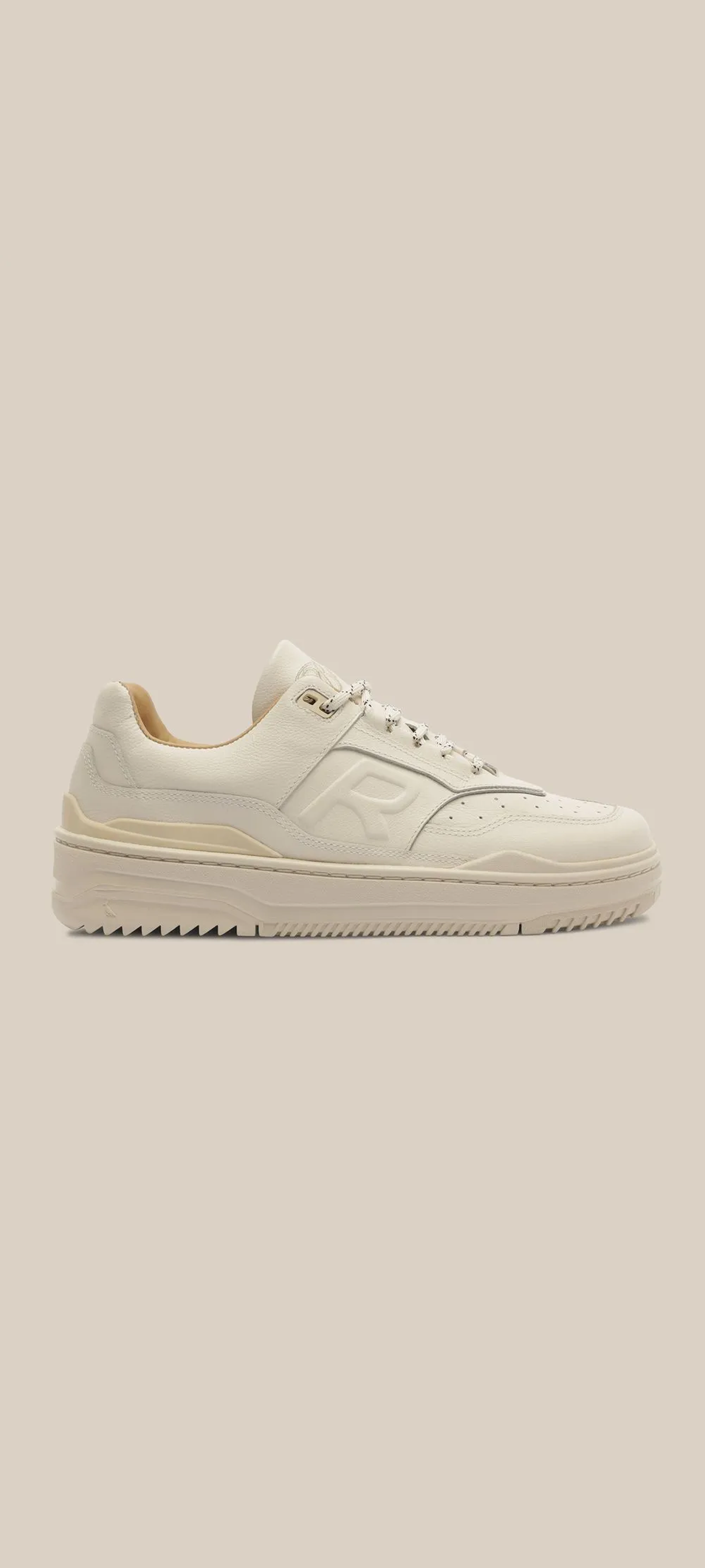 Tenis Rsv R-broox Clean Leather - Off White/Bege - 36