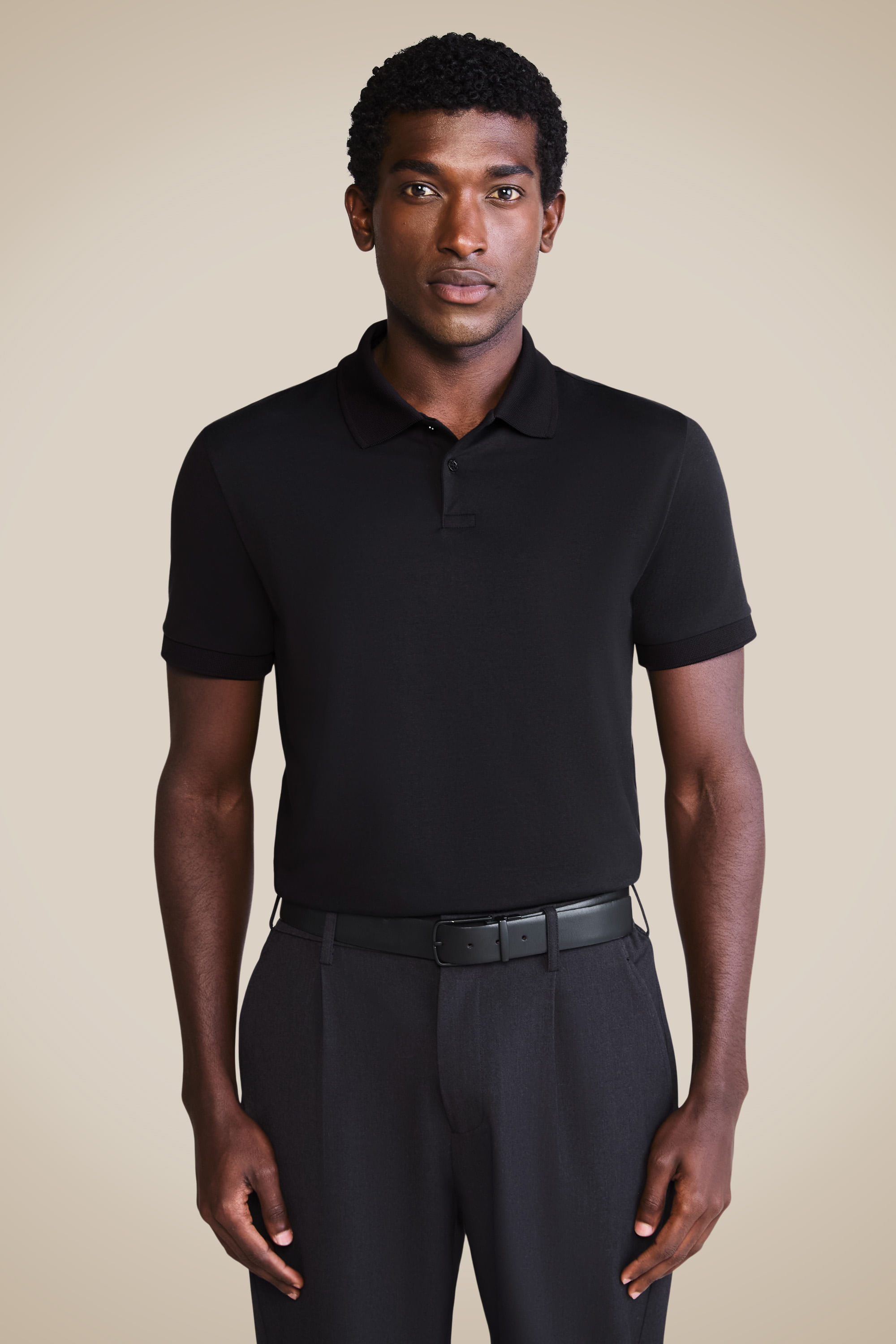 Polo Pima Tech - Preto - P