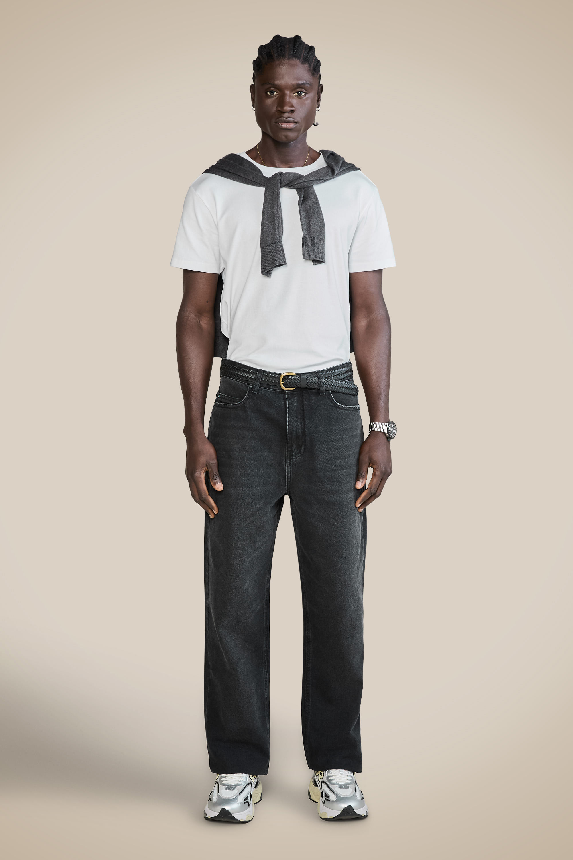 Calca Jeans Reta Onyx - Preto - 46