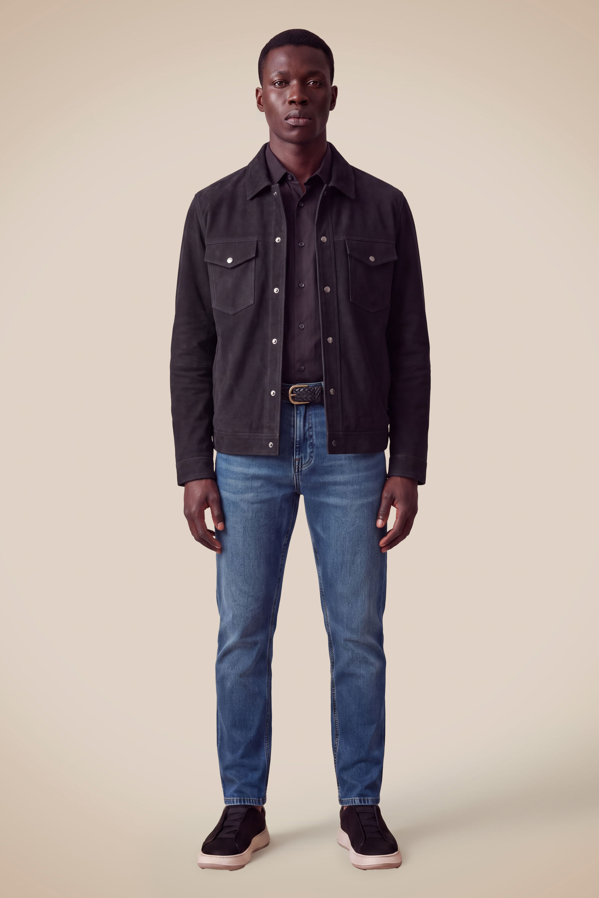 Calca Jeans Slim Moletom Prainha - Indigo - 48