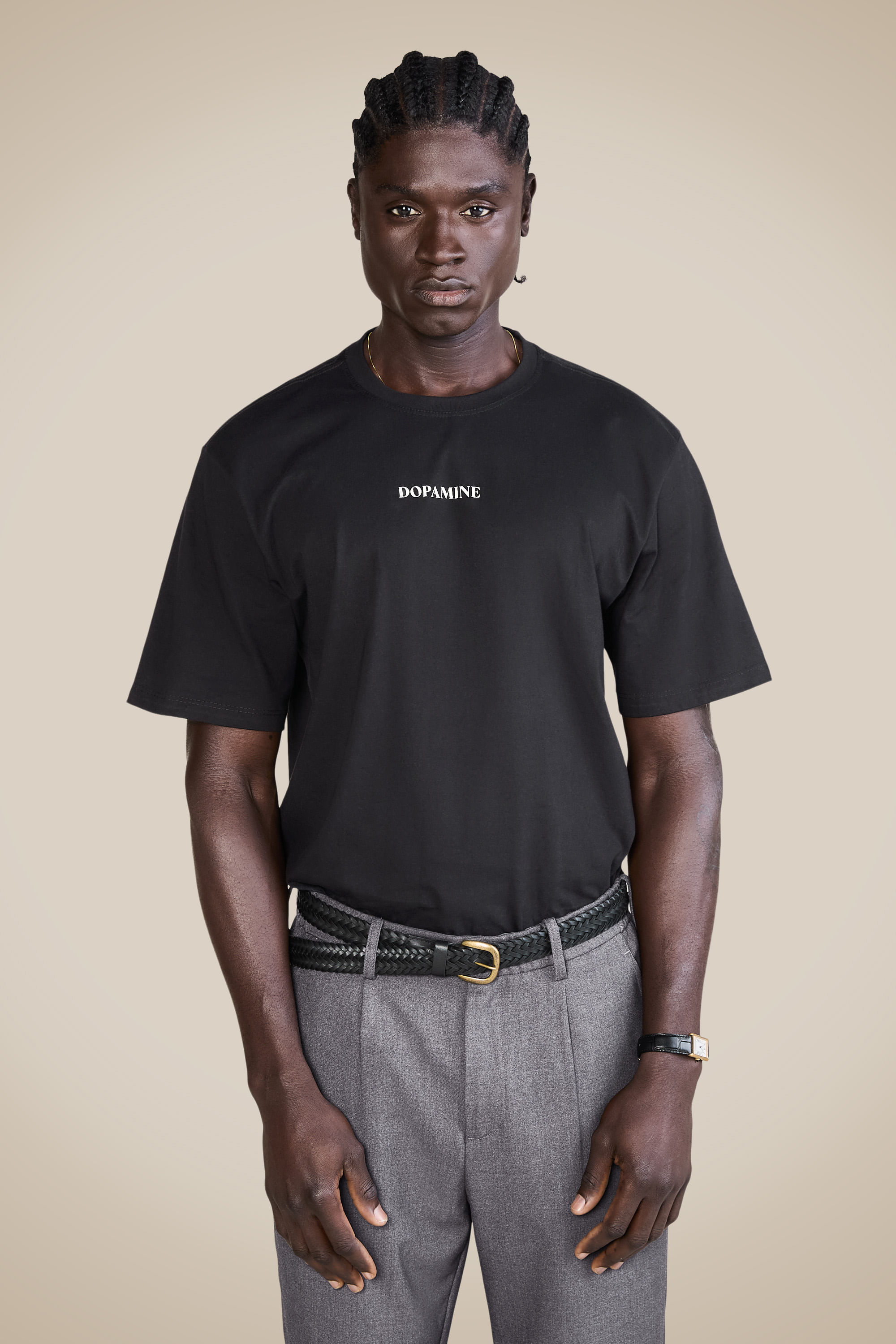 Camiseta Oversized Est Dopamine - Preto - G