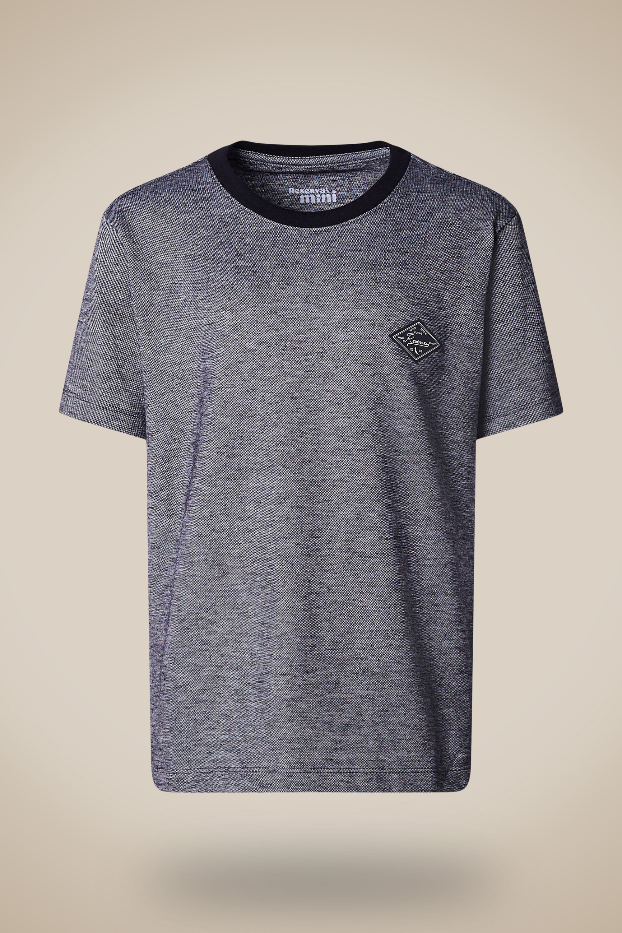 Camiseta Mini Mesclada Classica - Preto - 02