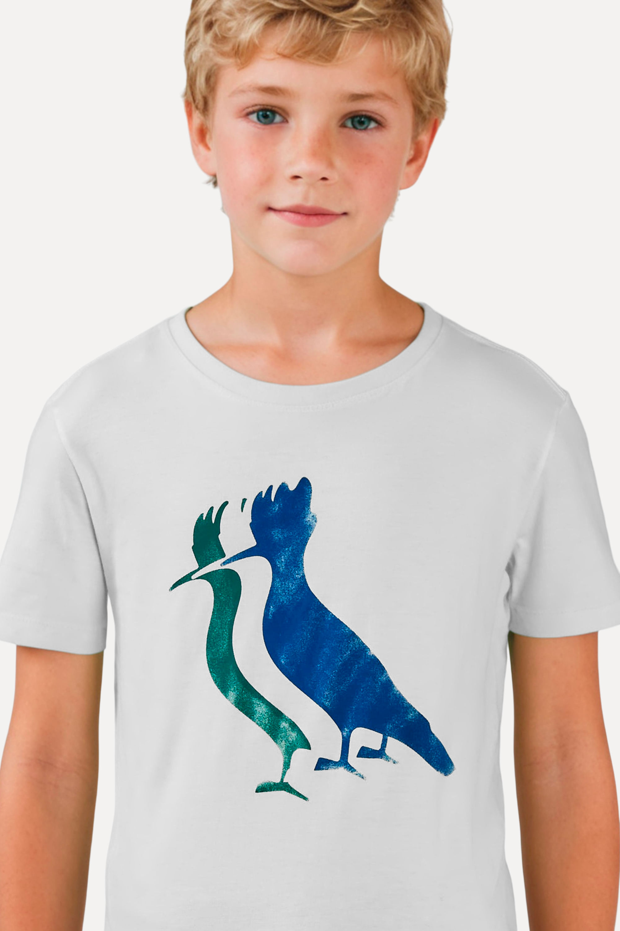 Camiseta Mini Est Pica Pau Nevoa - Off White - 02