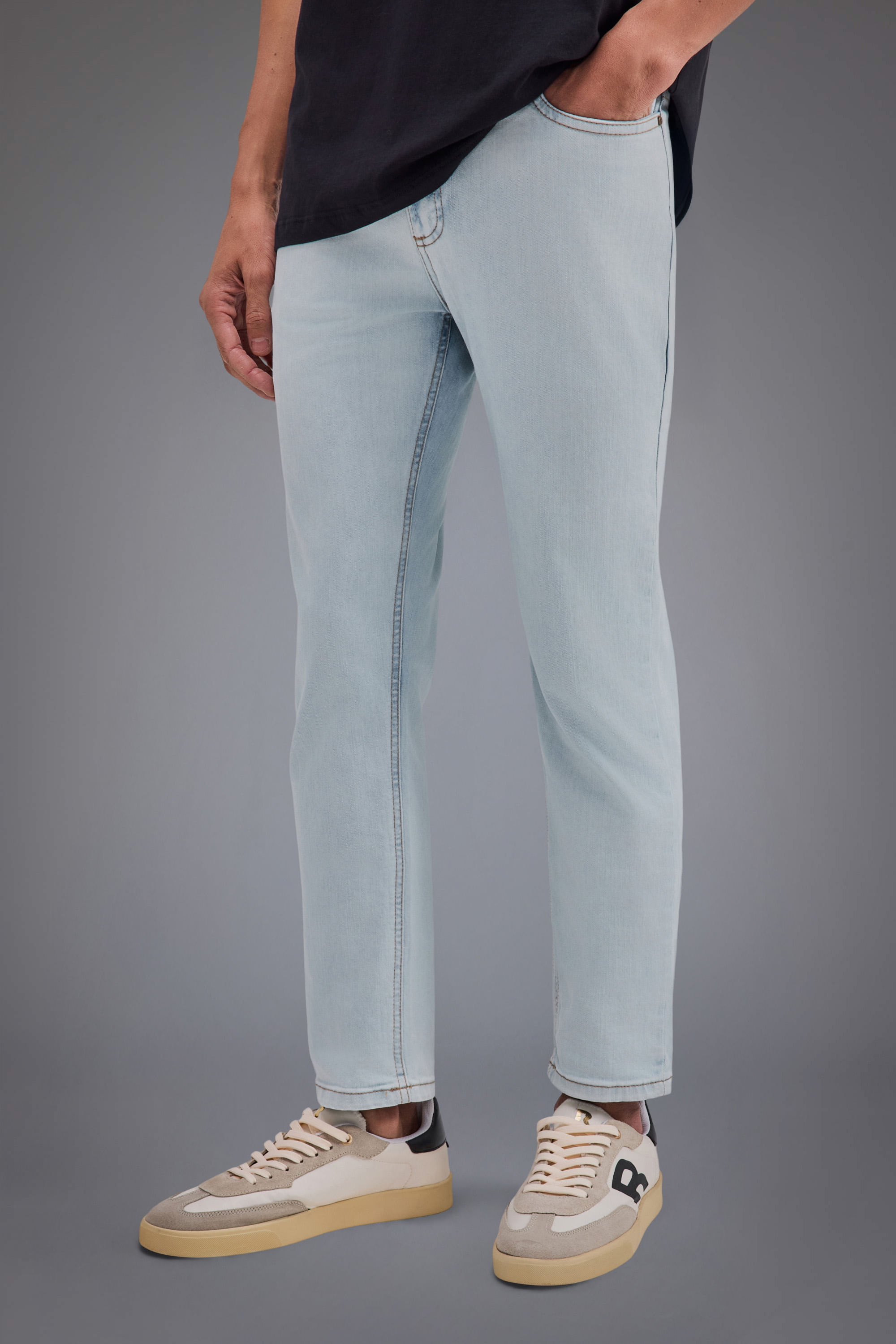 Calça Jeans 5 Pockets Elastano Skinny Passa Quatro — Reserva