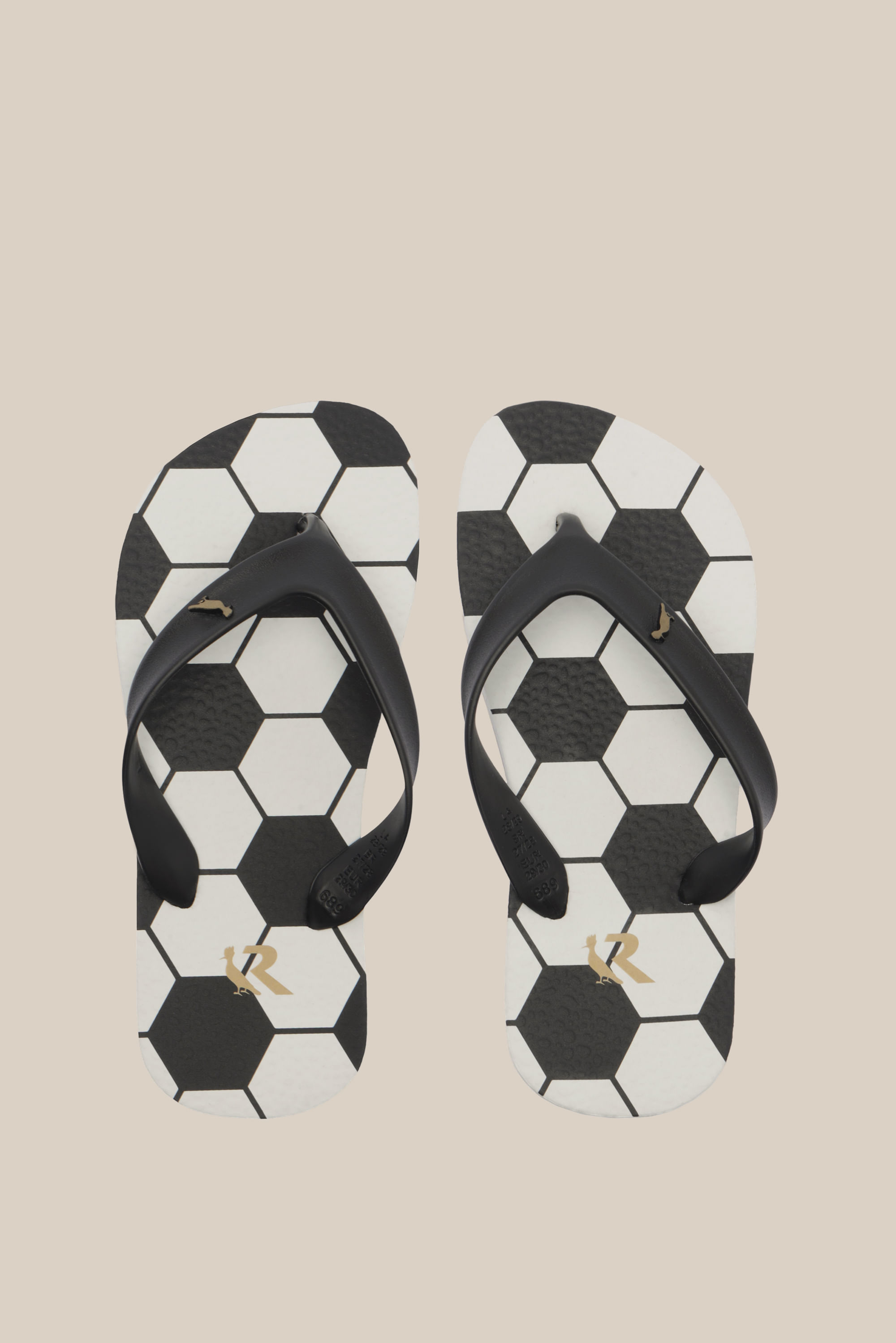 Chinelo Rmi Golaco - Branco/Preto - 35/36