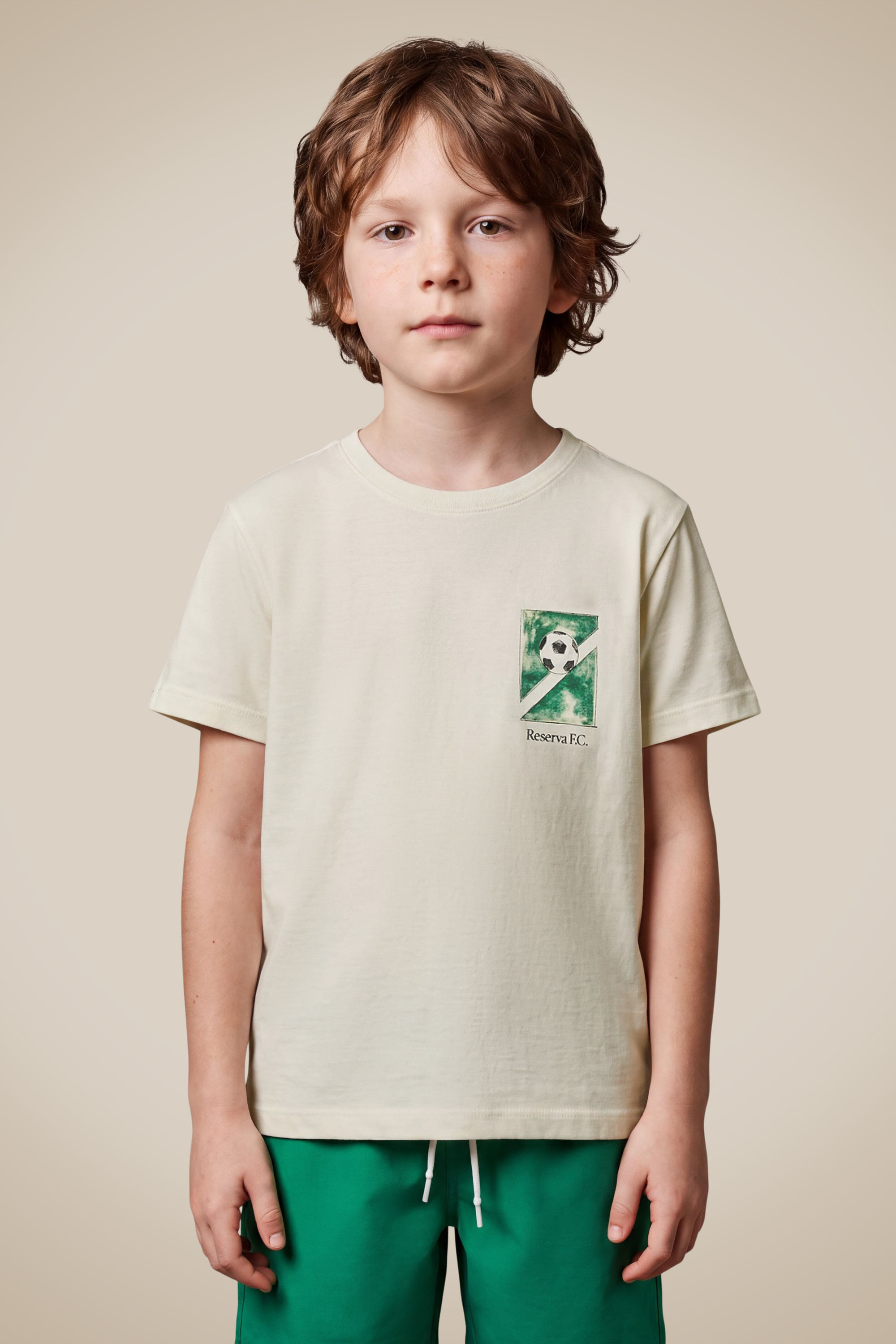 Camiseta Mini Est Aquarela Campo - Off White - 12