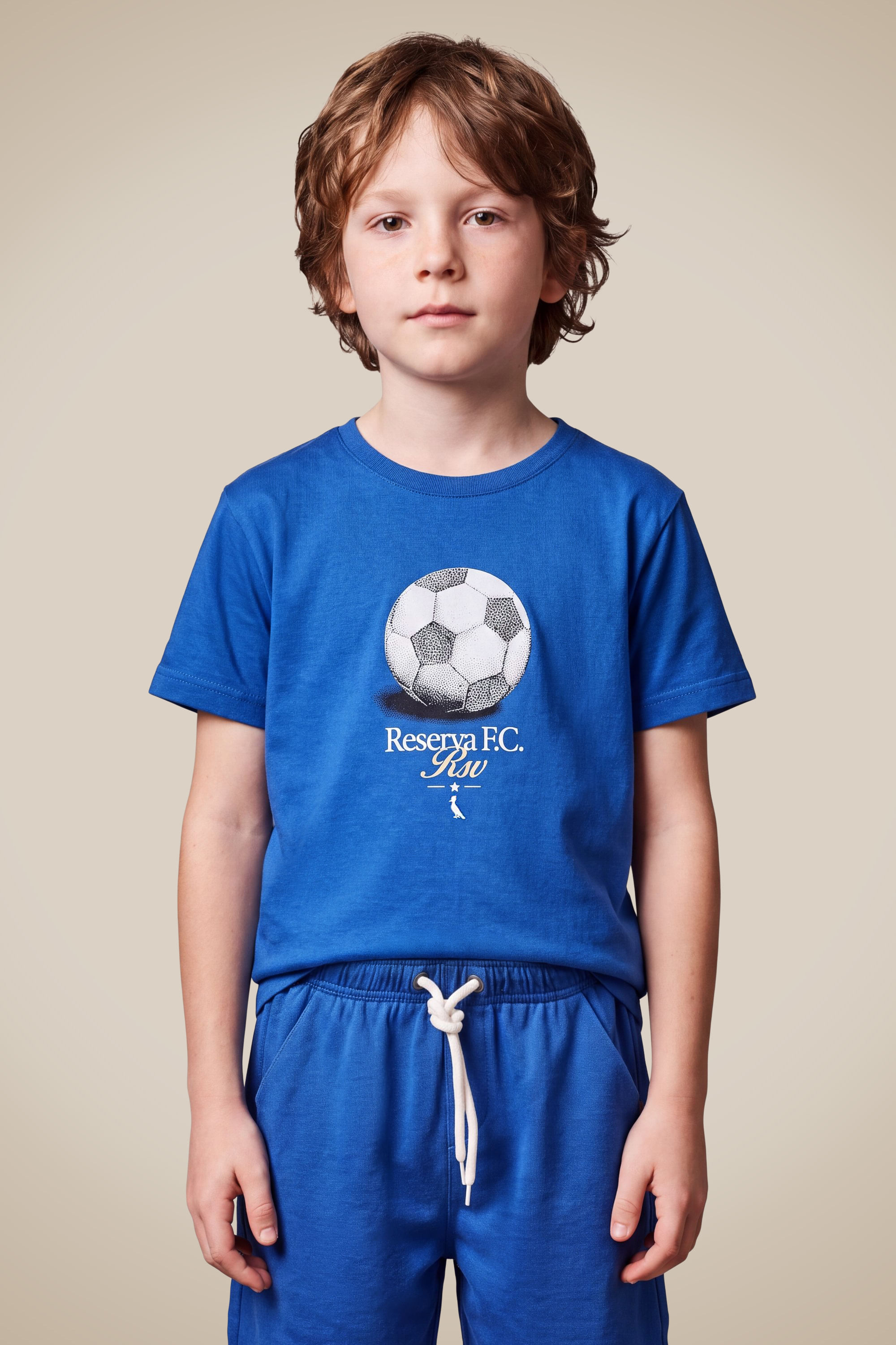 Camiseta Mini Est Reserva F.c Bola - Azul Rei - 12