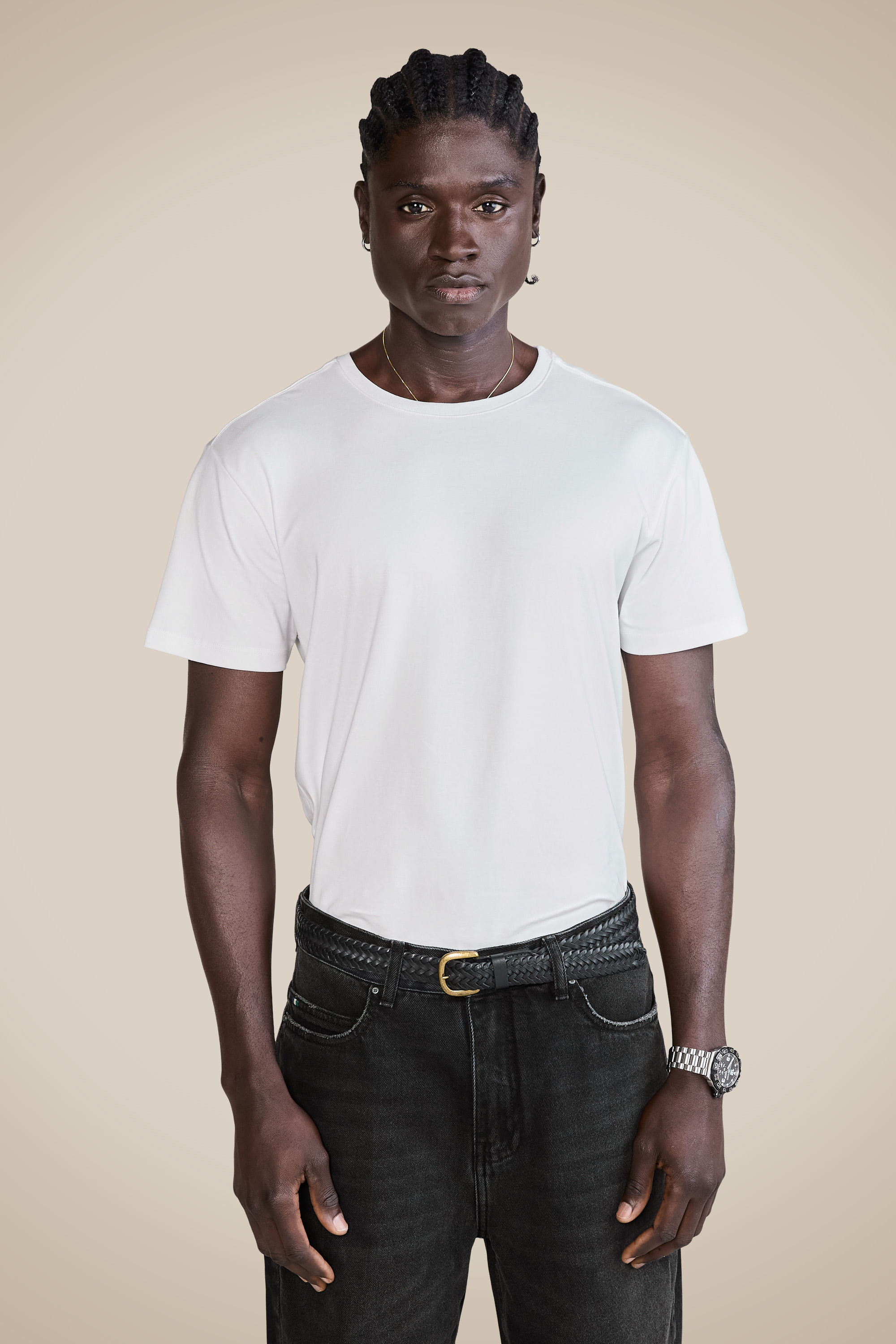 Camiseta Regular Soft Touch - Branco - G