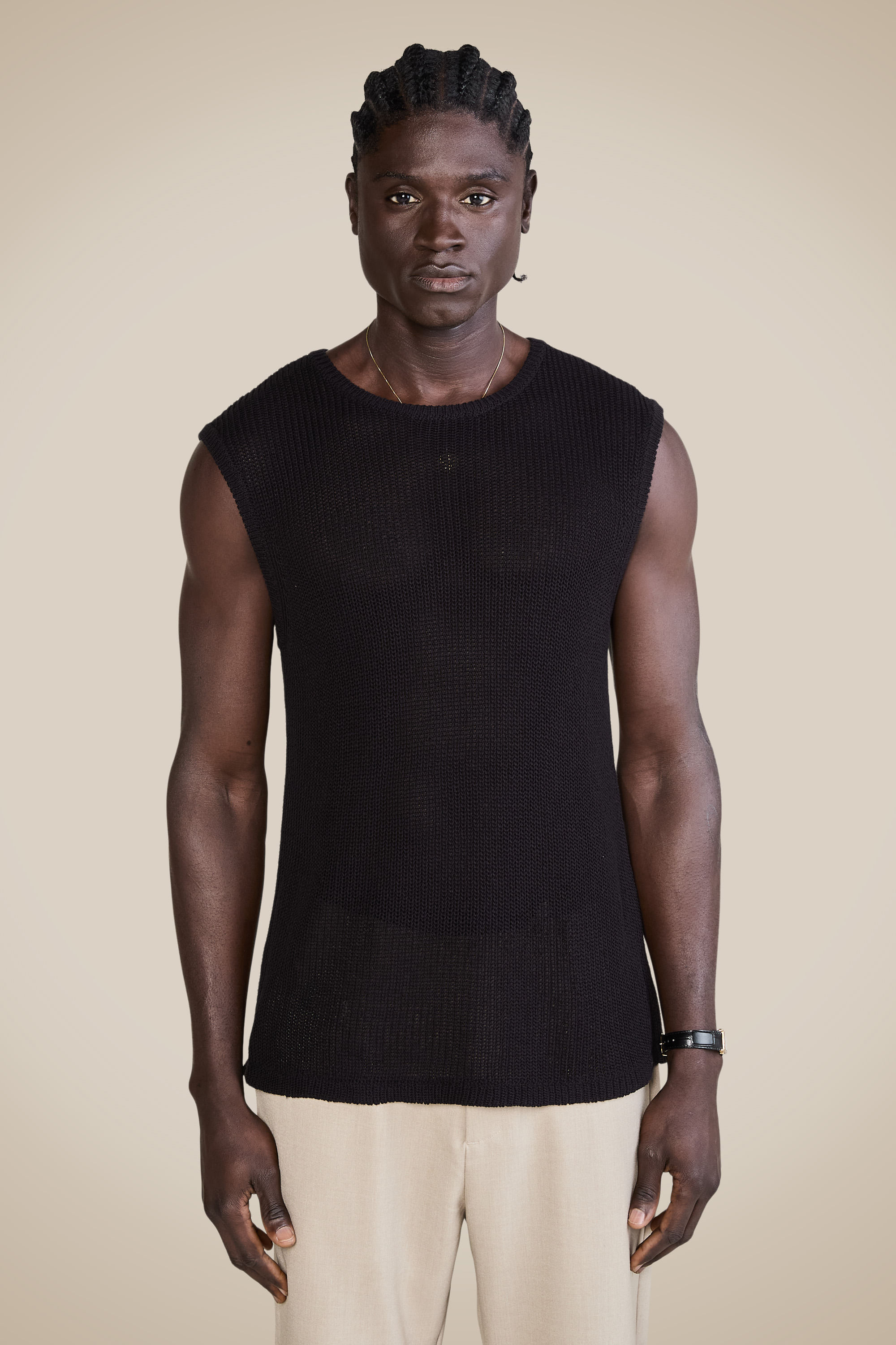 Regata Tricot Solano - Preto - G