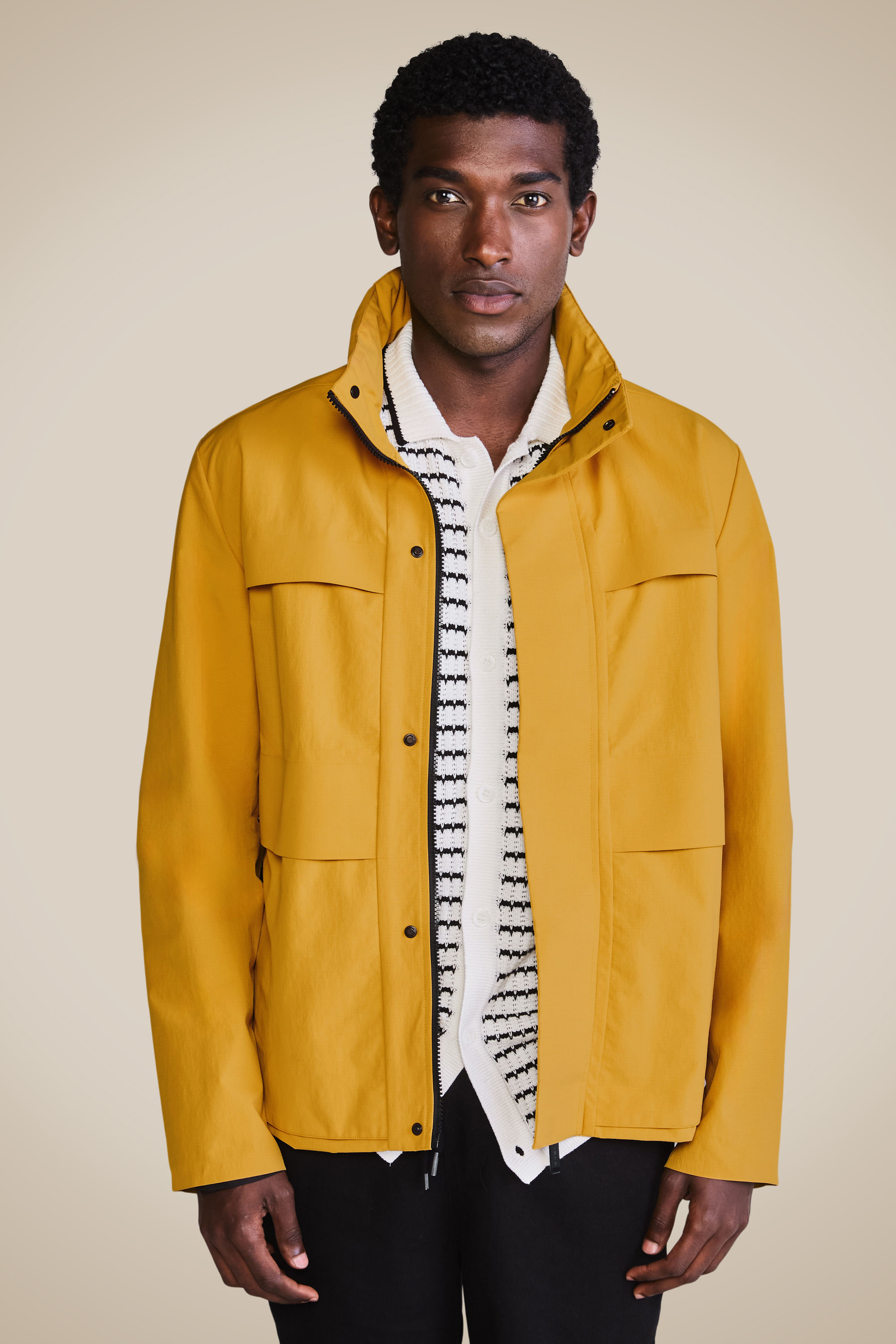 Parka Impermeavel Scott - Mostarda - G