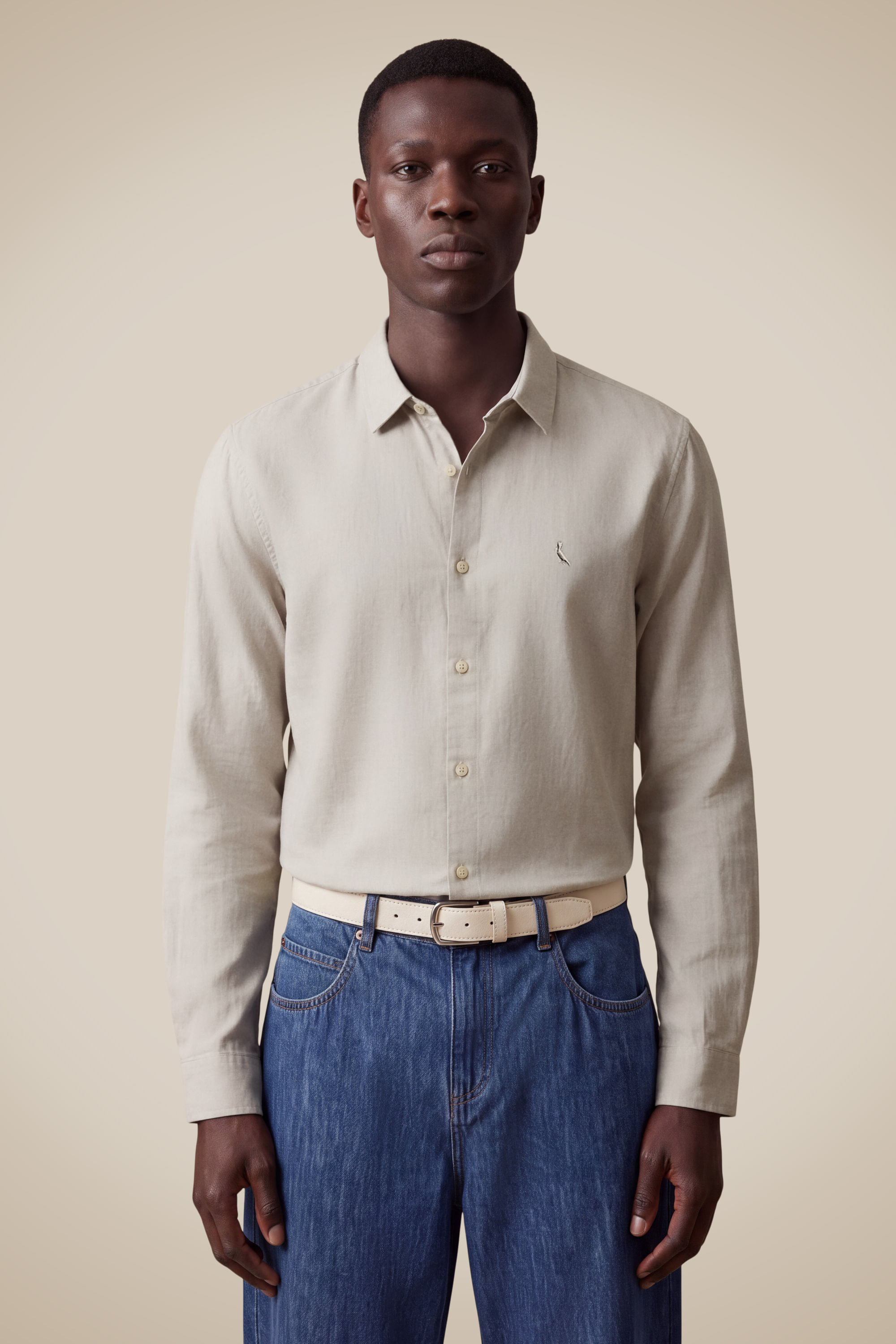 Camisa Ml Kiro - Khaki - P