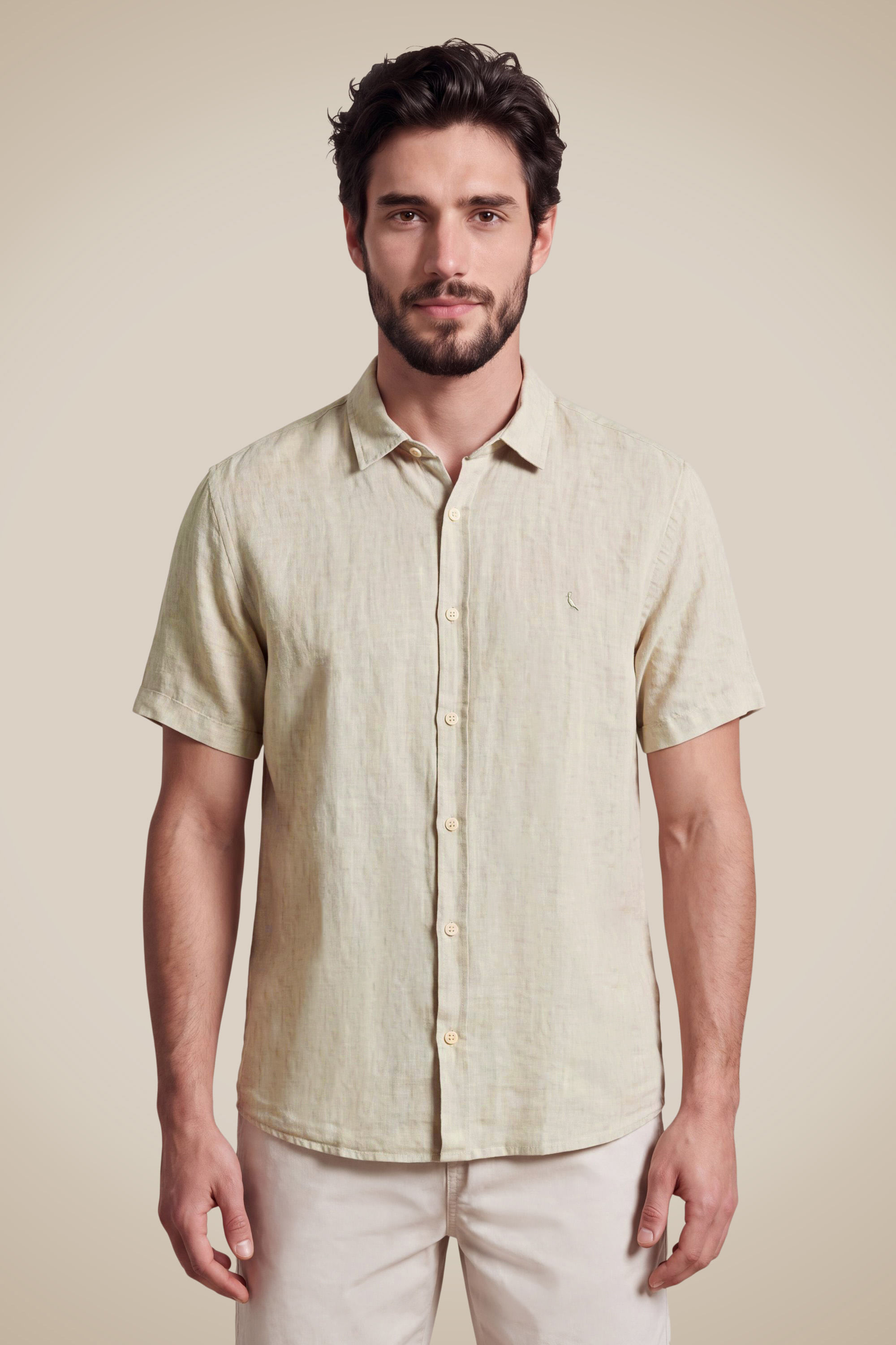 Camisa Mc Linho Natural - Natural - G
