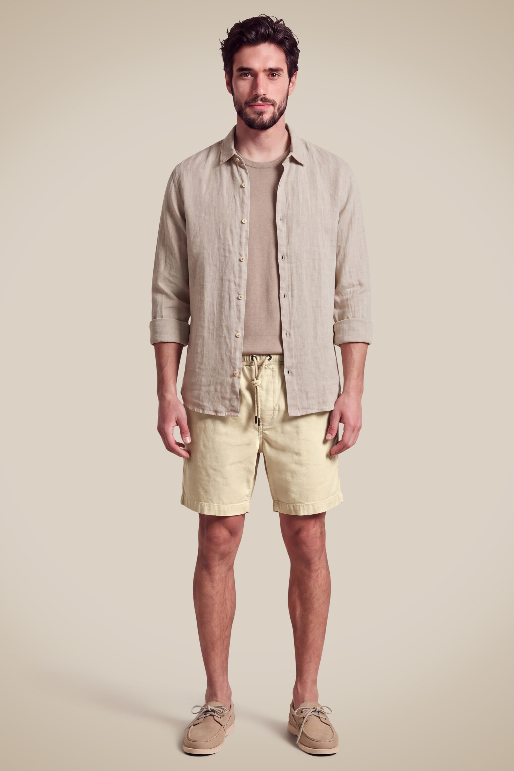 Short Linho Comfort — Reserva