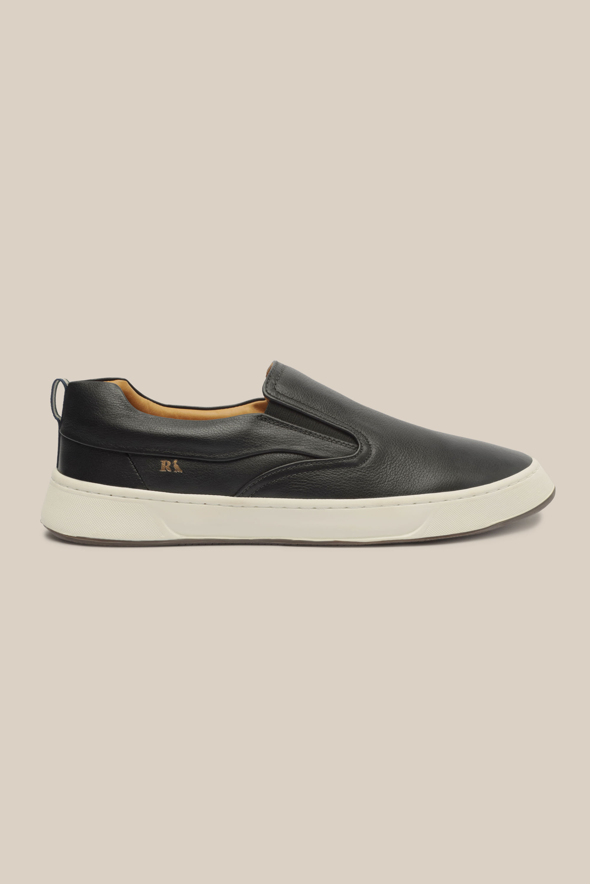 Tenis Rsv Asher Slip Leather - Preto - 38