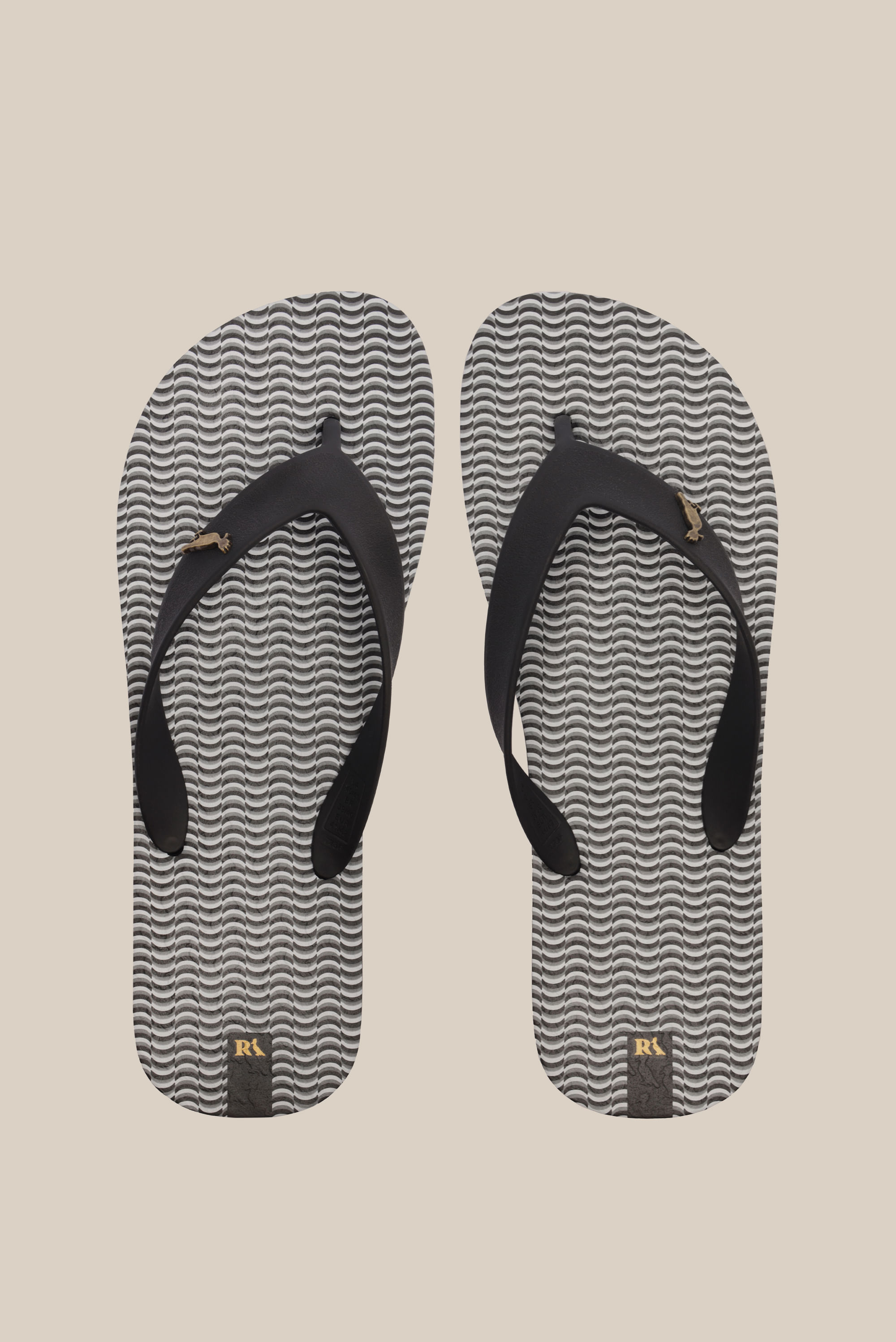 Chinelo Rsv Calcado Vertigo - Preto/Preto - 37/38