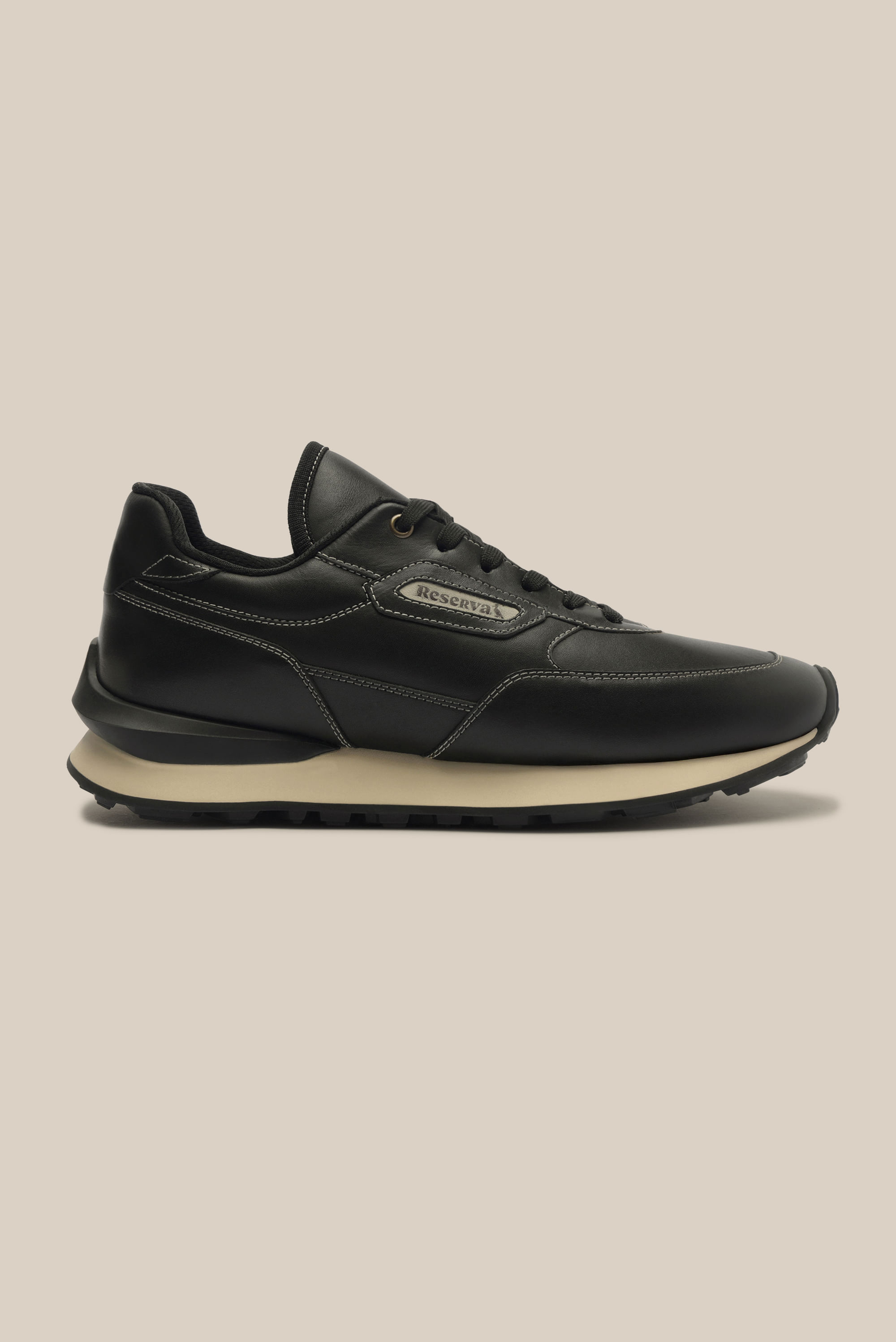 Tenis Rsv Jogg Kick - Preto/Marfim - 38