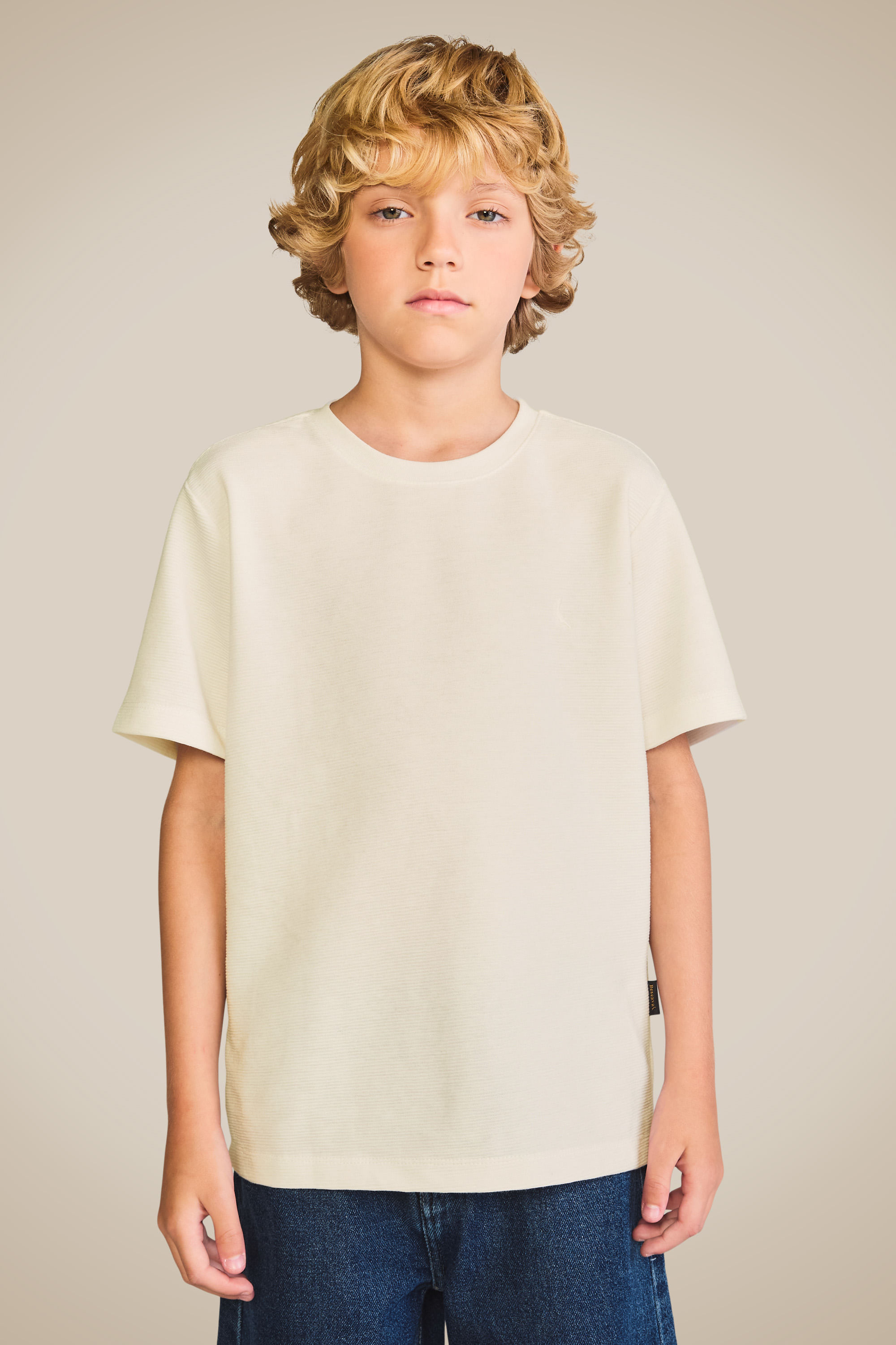 Camiseta Mini Malha Wellen Tp - Off White - 10