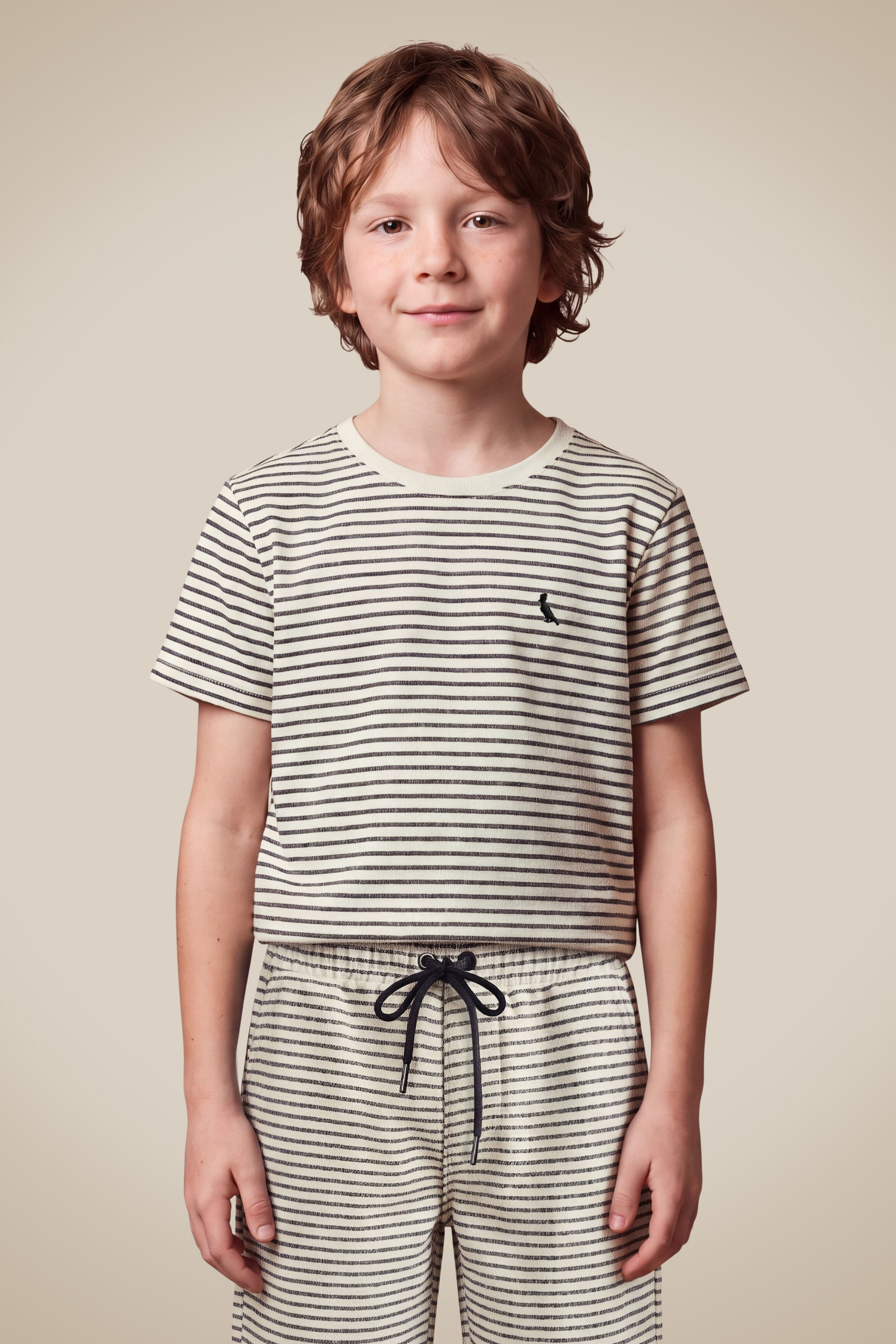 Camiseta Mini Listrada Napoles - Branco - 08