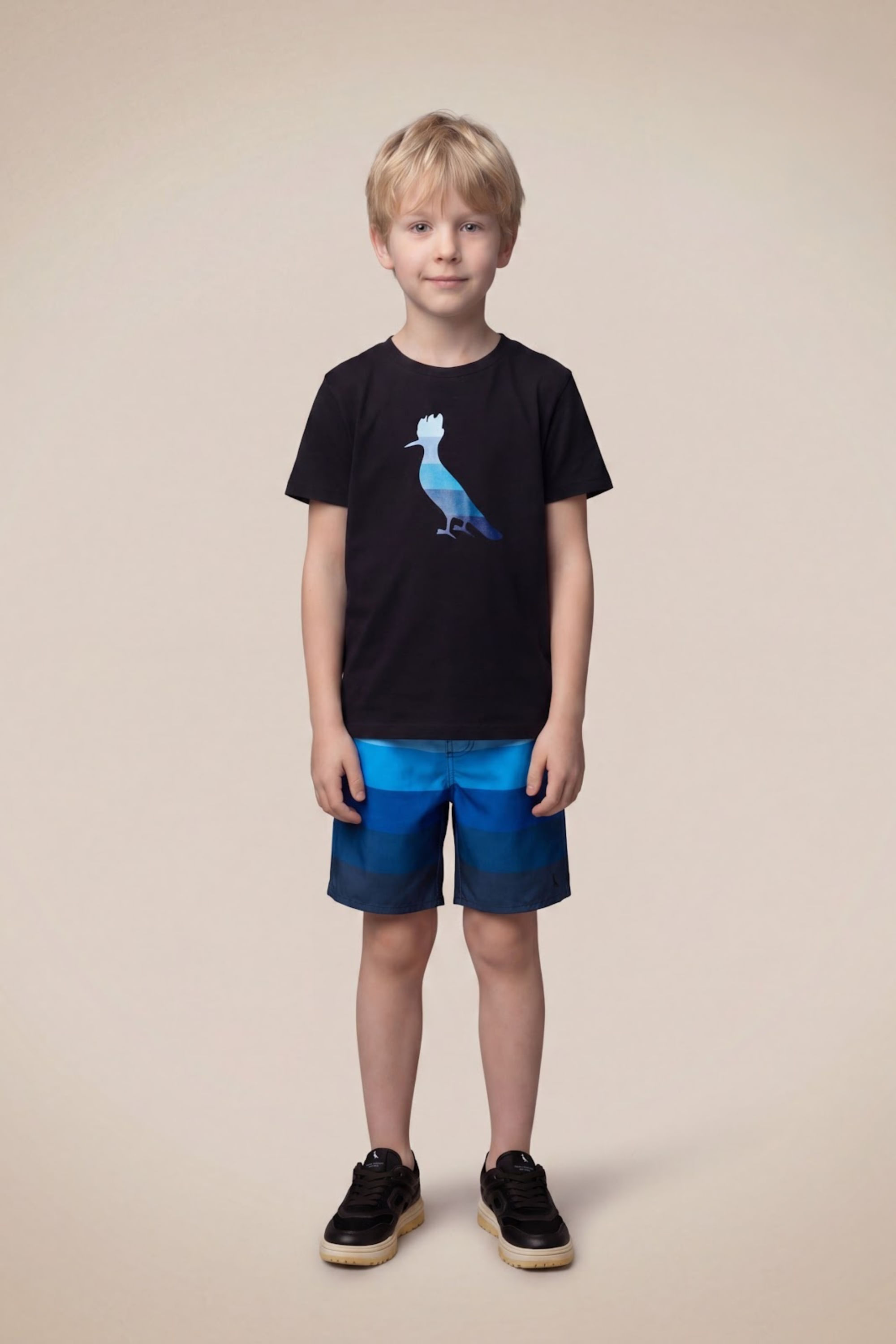 Short Praia Mini Listra Degrade - Azul Rei - 10