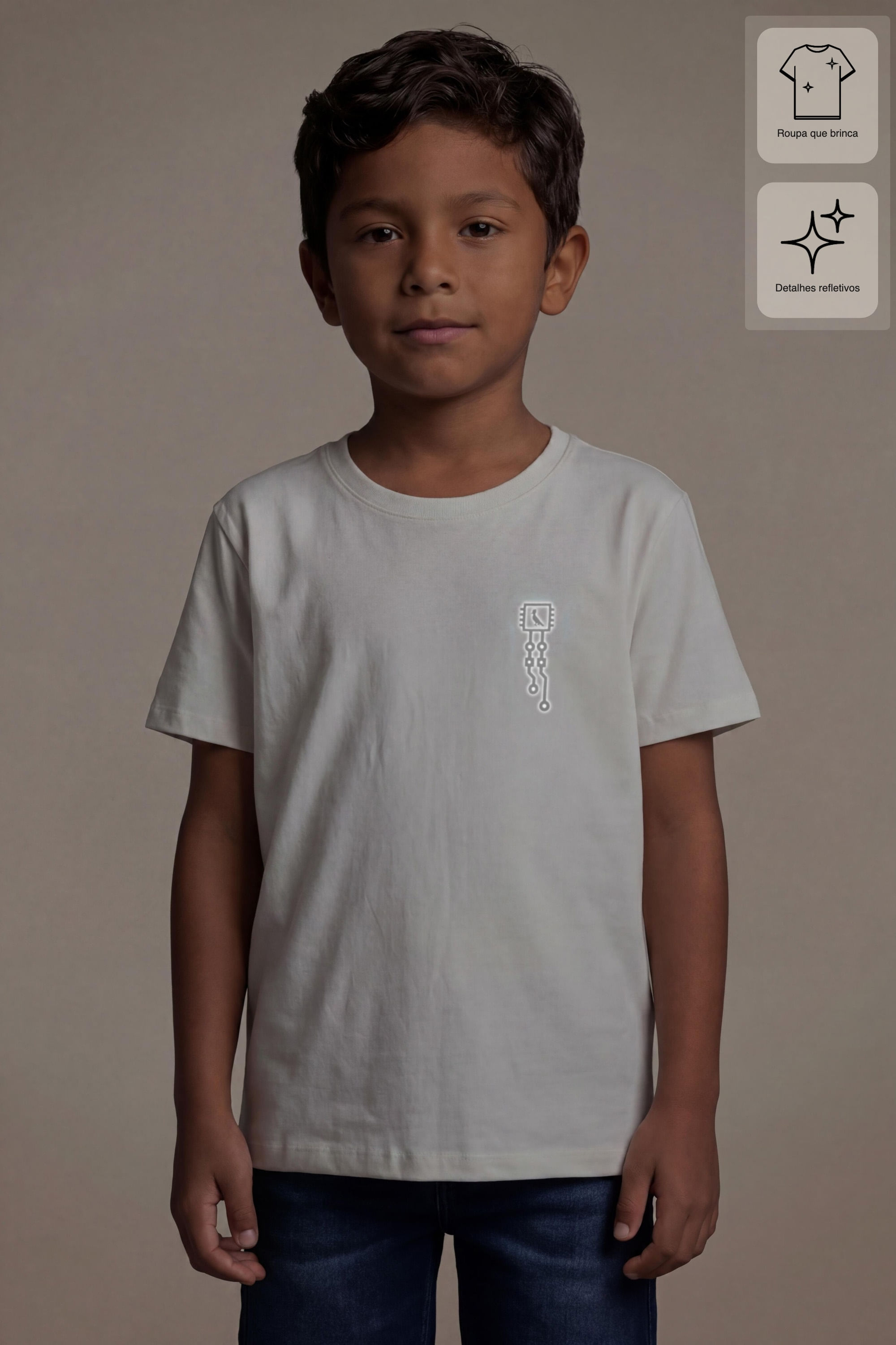 Camiseta Mini Refletivo Regeneration - Off White - 06