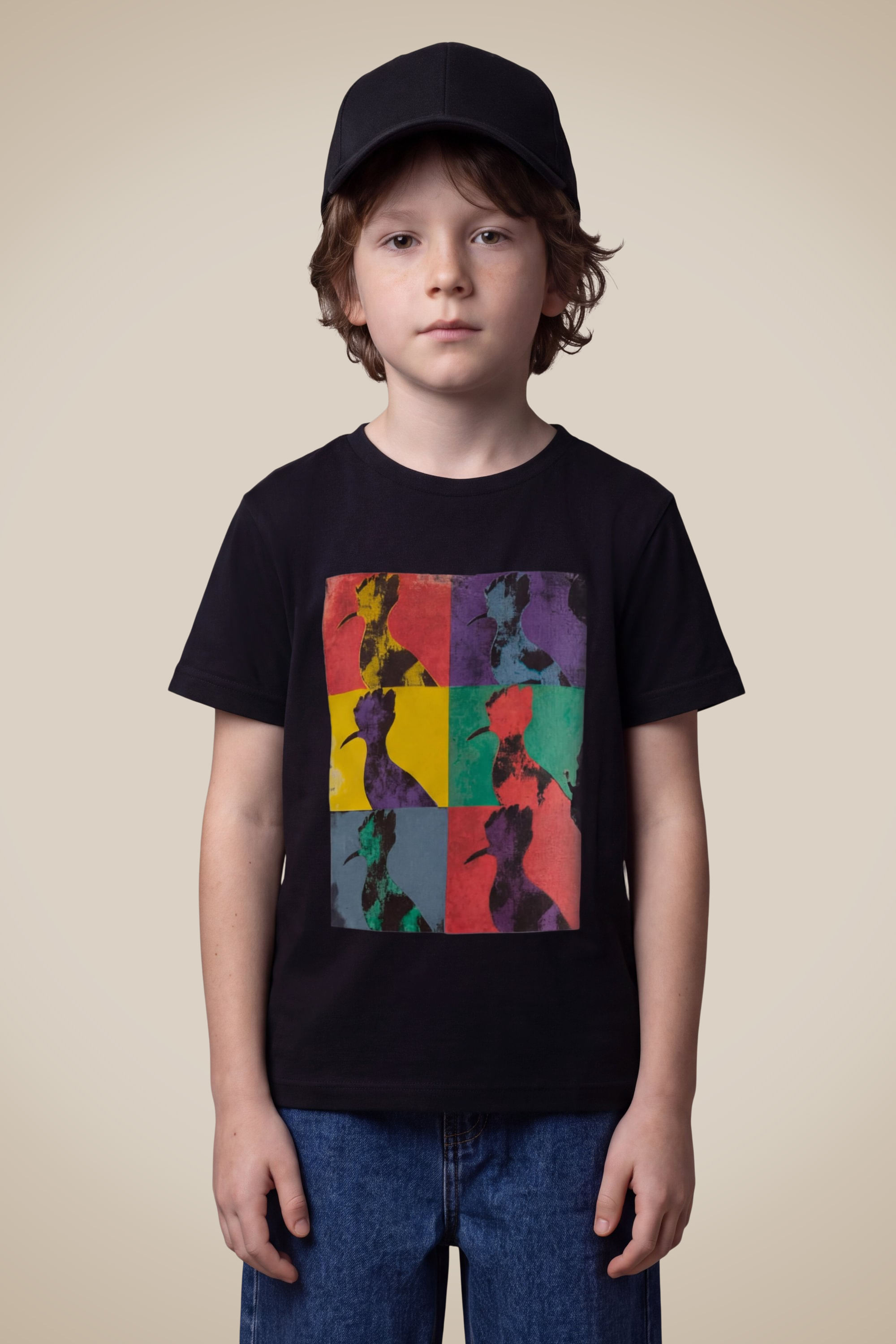 Camiseta Mini Pica-pau Andy Art - Preto - 04