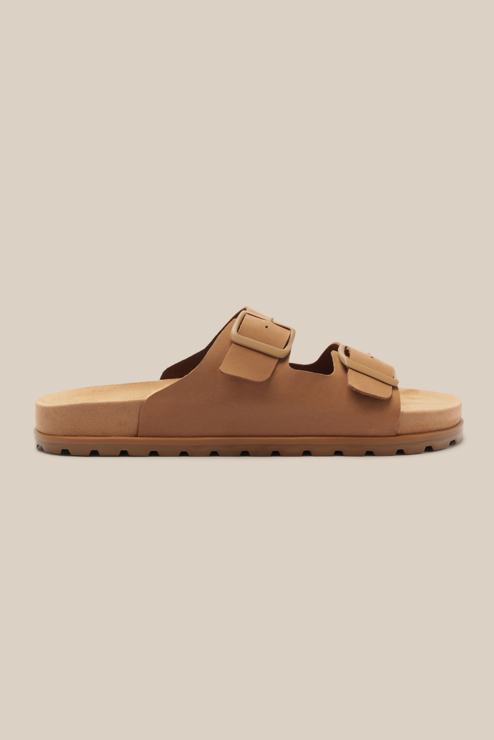 Chinelo Rsv Francisco Nobuck - Camel Arz - 43/44