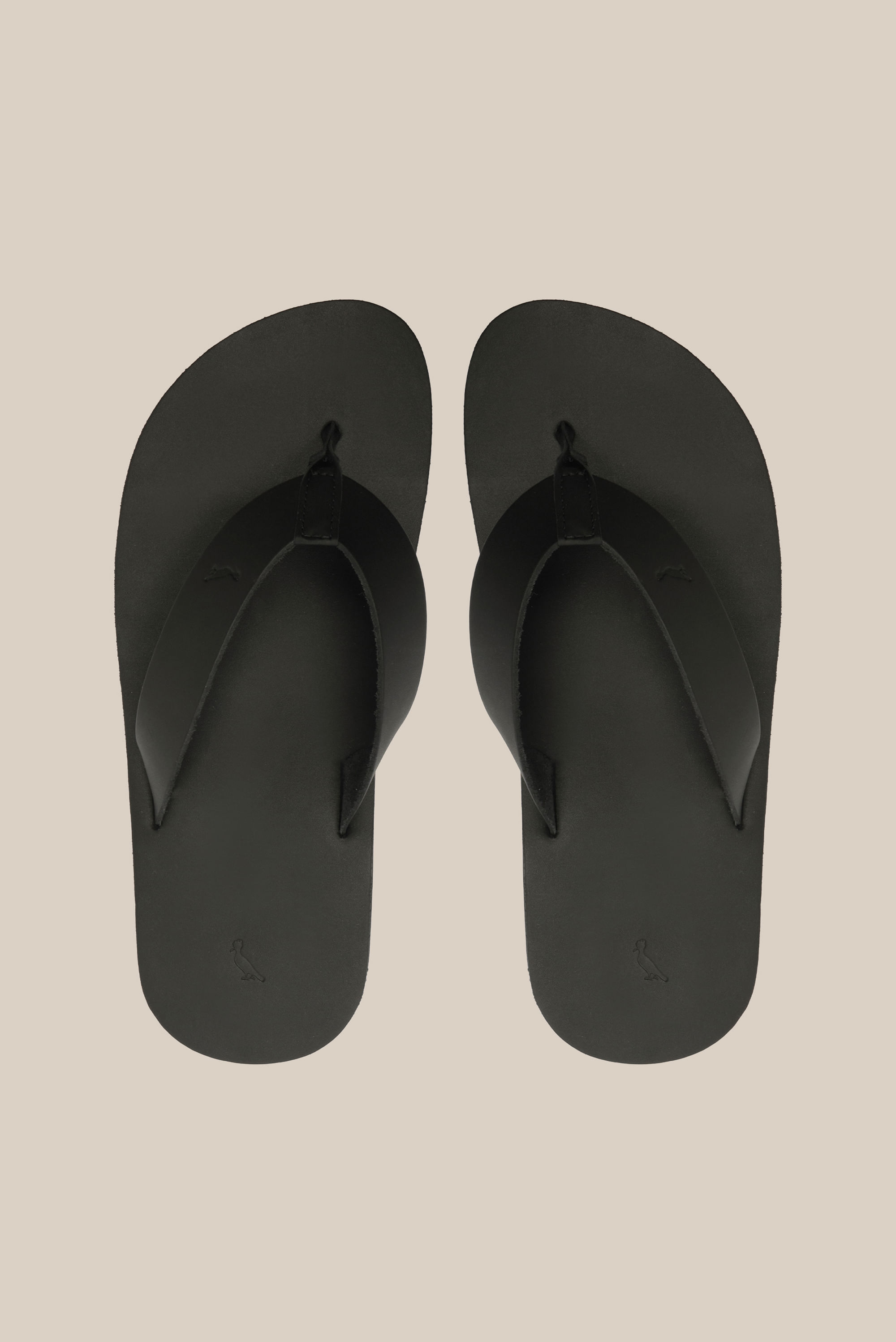 Chinelo Rsv Deck Couro - Preto - 39/40