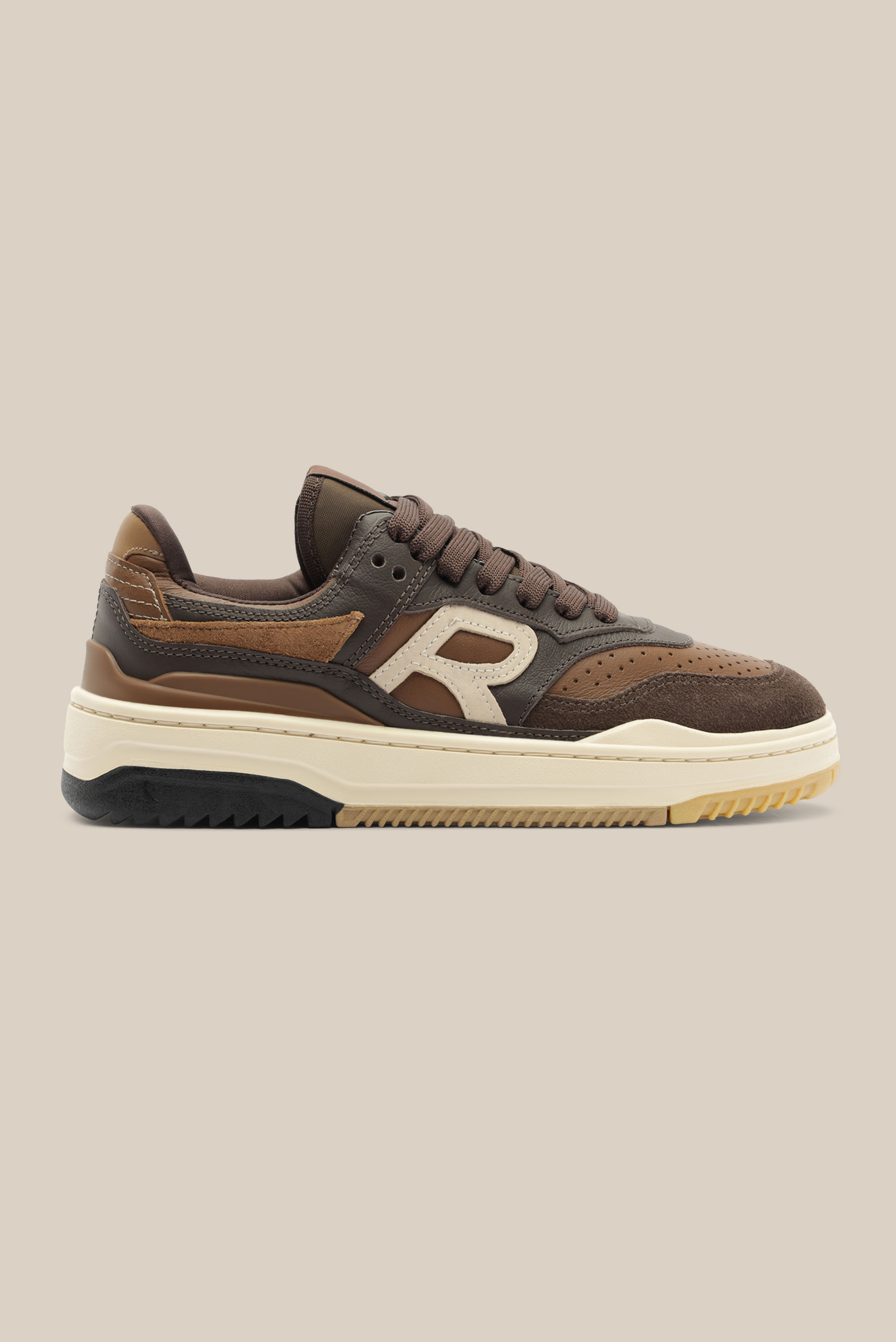 Tenis Rsv R-broox - Coffe Bean/Tan/Cafe/Pequi/Castor/Ocre - 35