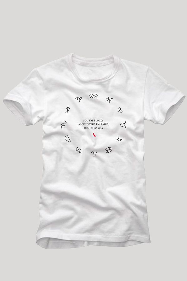 Camiseta Sol Ascendente Lua Em Samba