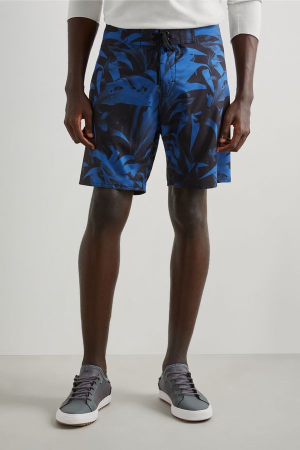 Bermuda De Praia Estampada Folhage