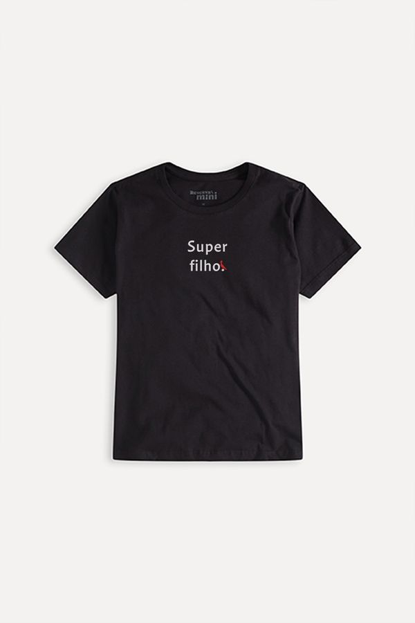 Camiseta Mini Estampada Super Filho