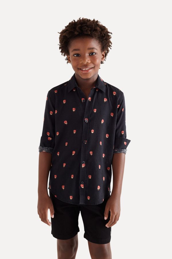 Camisa Mini Estampada Micro Animoji