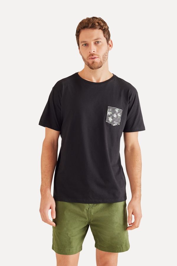 Camiseta Bolso Listra Floral