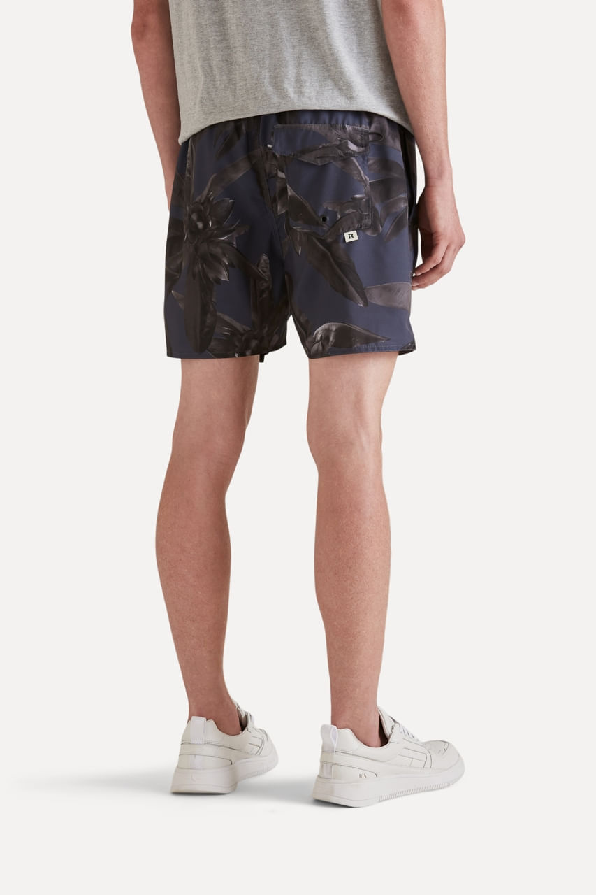 Short Estampado Coracao Black