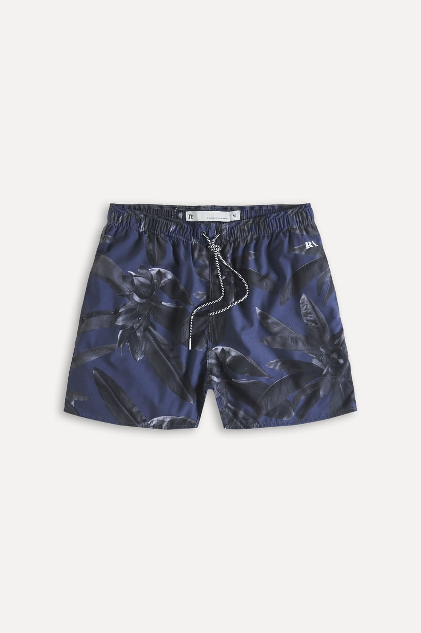 Short Estampado Coracao Black