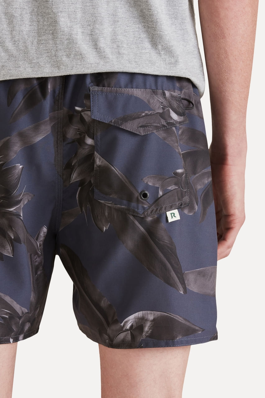 Short Estampado Coracao Black