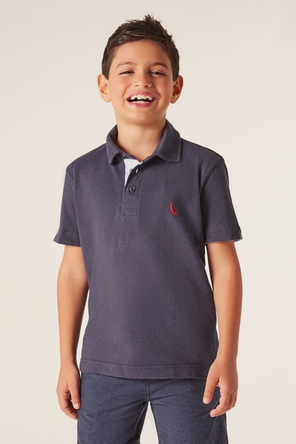 Polo Reserva Mini Pala Interna Quadriculada