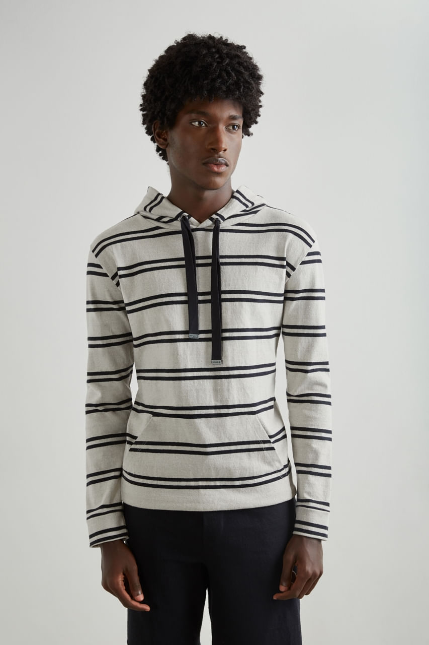 Hoodie Desfibrado Fio Tinto