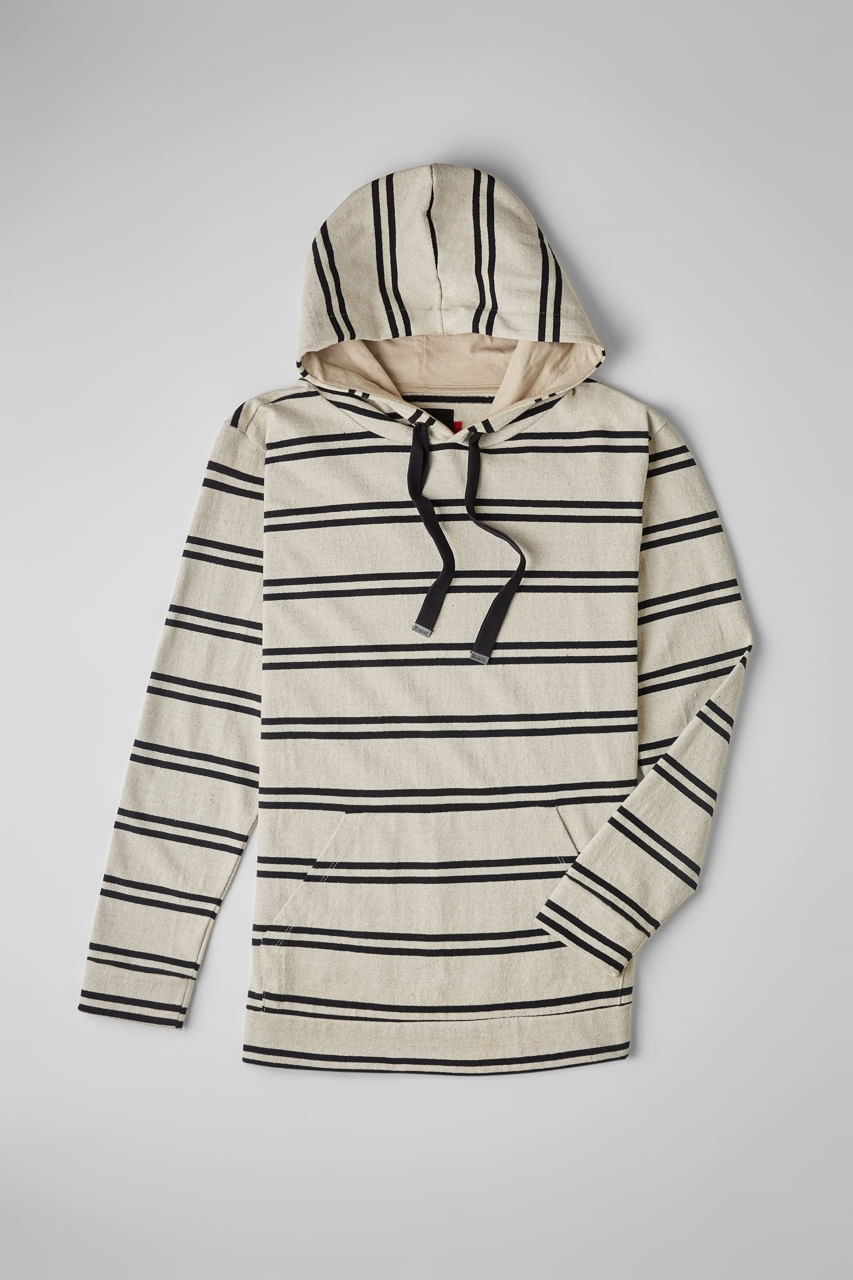 Hoodie Desfibrado Fio Tinto