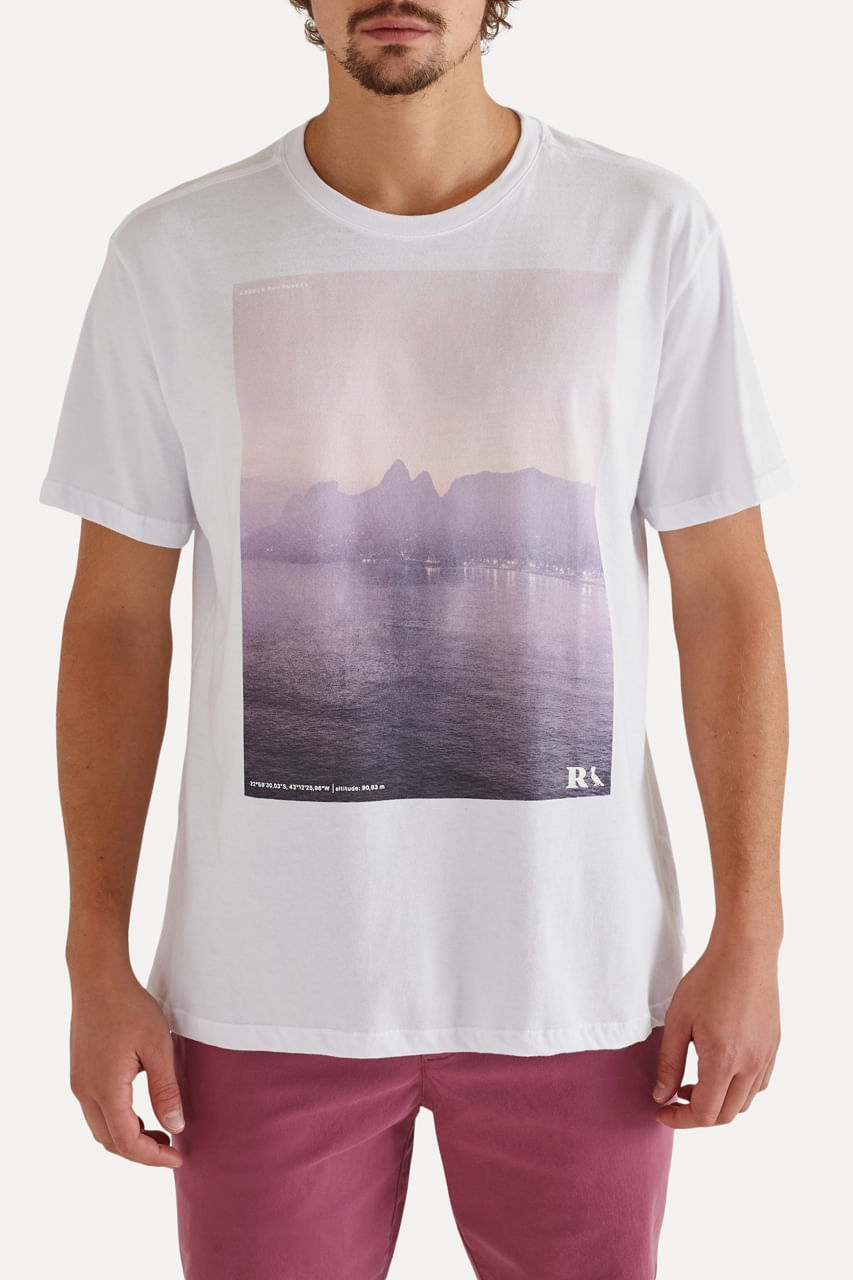 Camiseta Pf Estampada Amanhecer