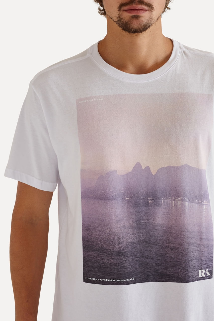 Camiseta Pf Estampada Amanhecer