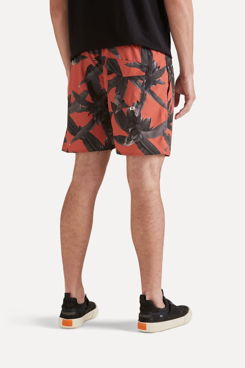 Short Estampado Coracao Black