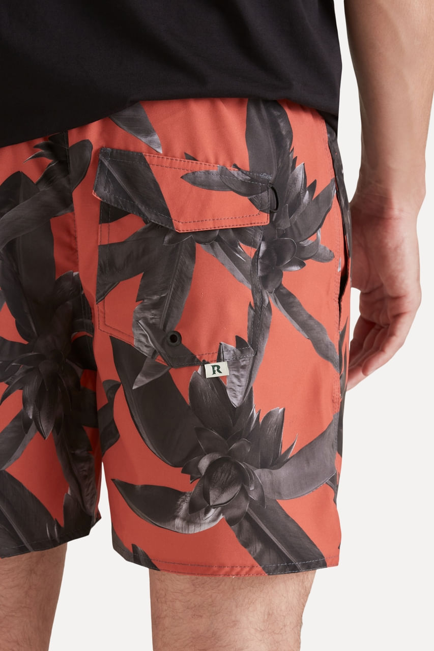 Short Estampado Coracao Black