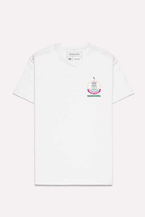 Camiseta Est Brasao Peito Mangueira